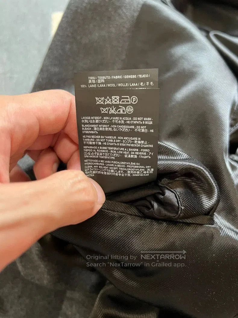 Saint Laurent Paris Saint Laurent Gray Wool Overcoat Size 50. Size US L / EU 52-54 / 3 - 7 Thumbnail