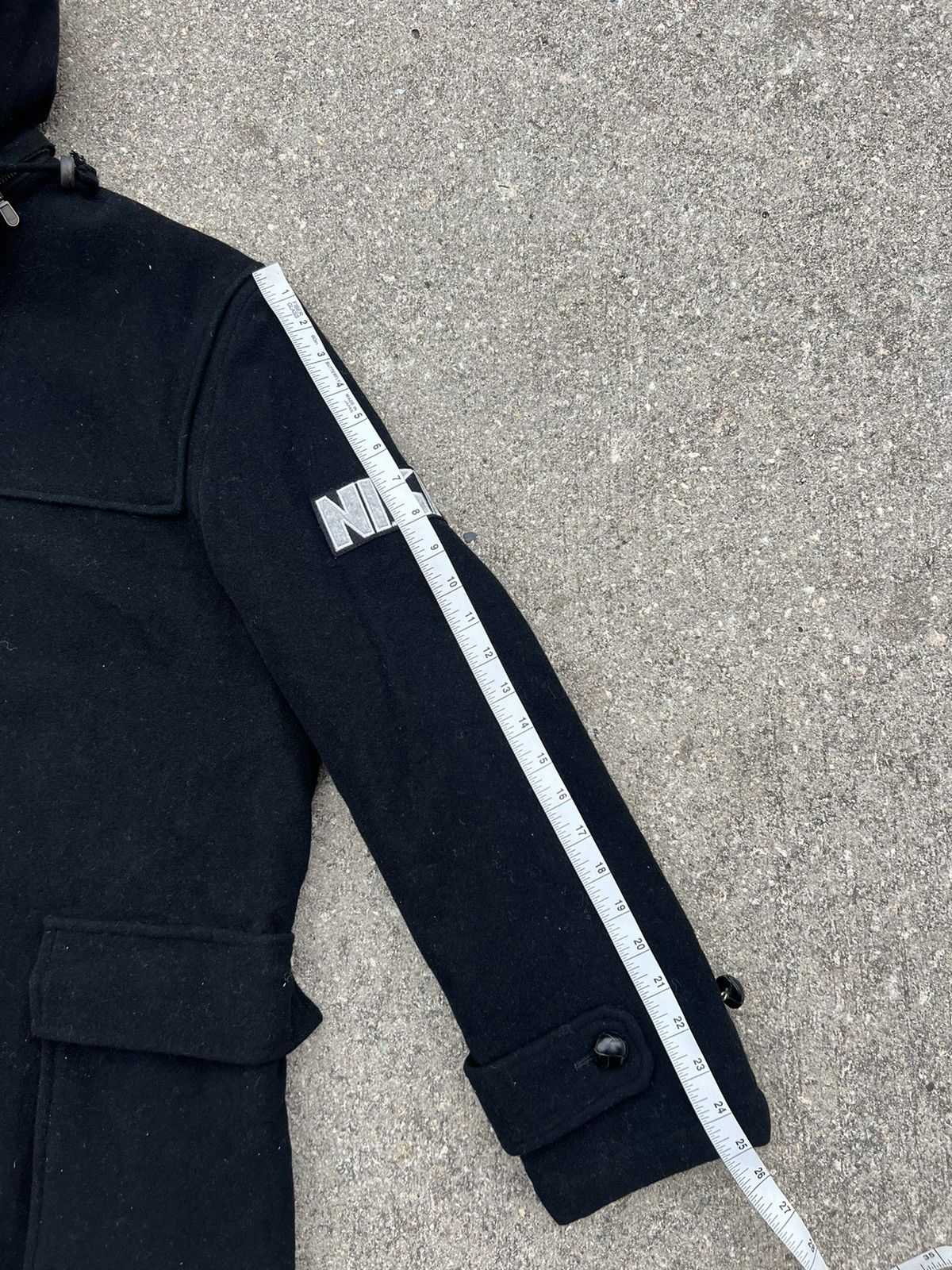 Japanese Brand VTG 90s NISMO International Racing Black Wool Duffel Jacket Size US L / EU 52-54 / 3 - 20 Thumbnail