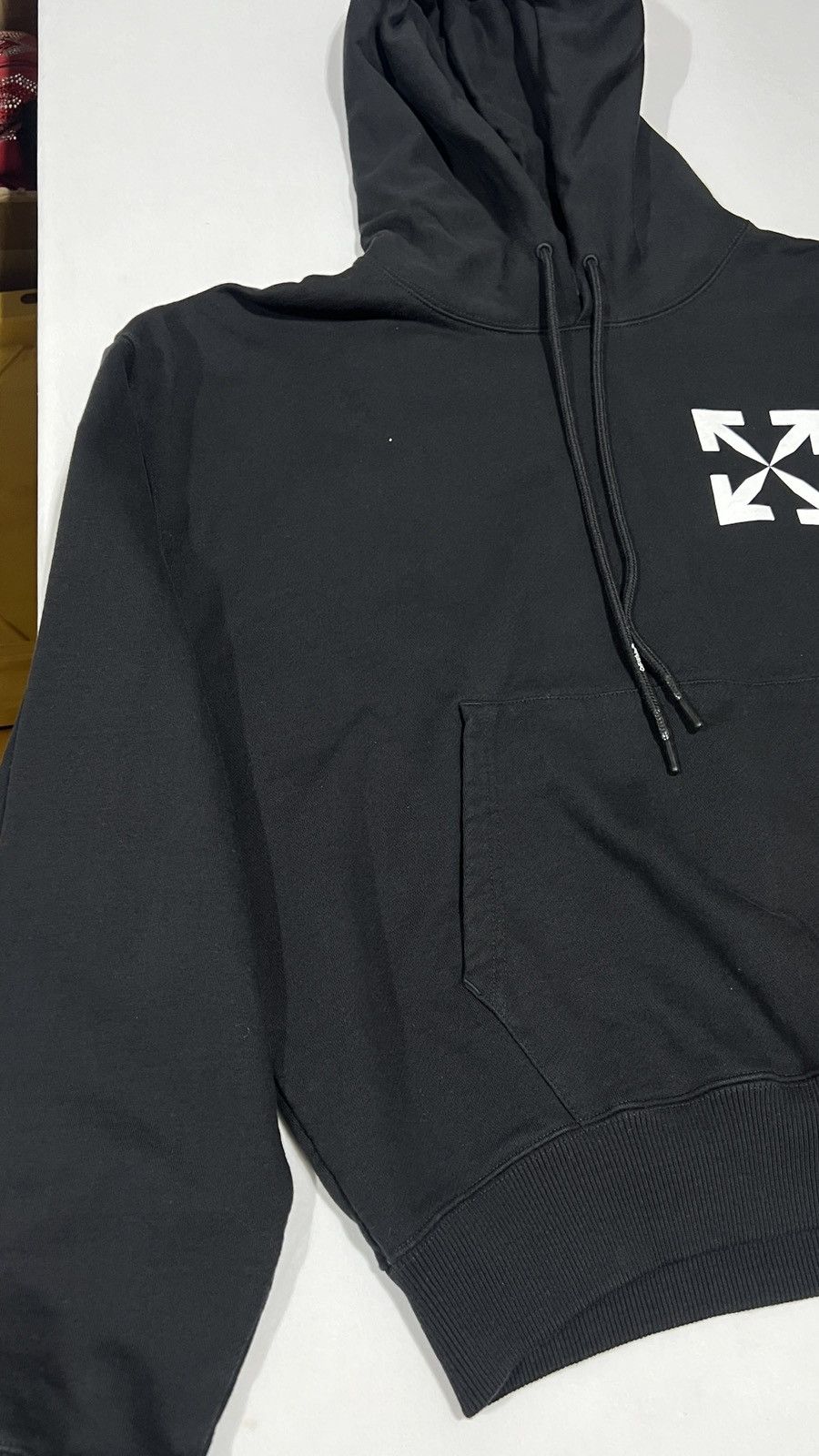 Off-White Off-White Black Classic Logo Hoodie Size US XL / EU 56 / 4 - 3 Thumbnail