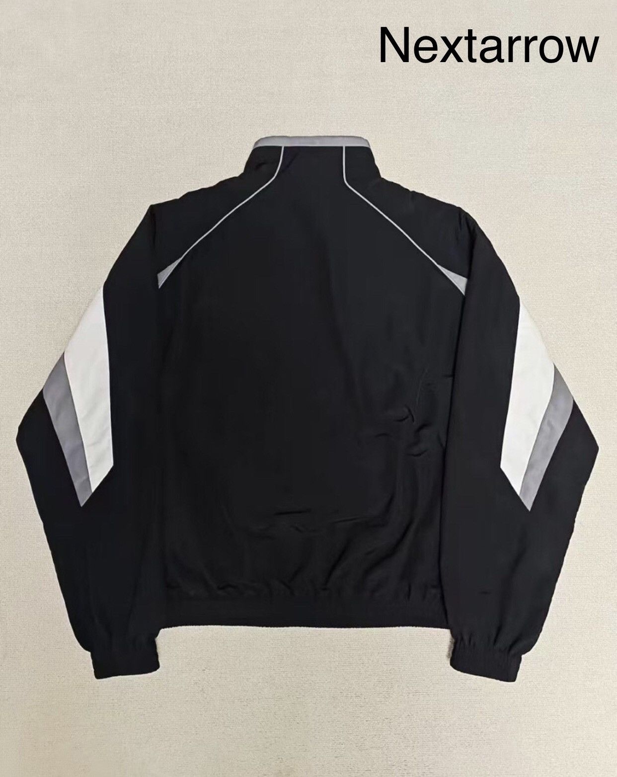 Balenciaga Balenciaga 23fw black grey color tracksuit sports jacket Size US S / EU 44-46 / 1 - 2 Thumbnail