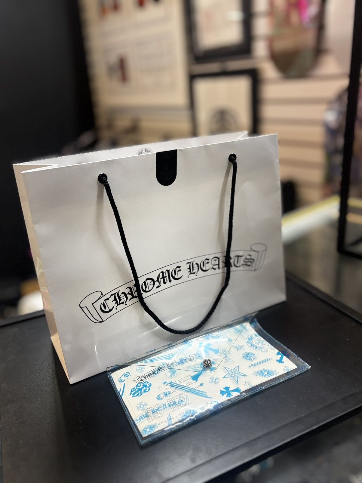 Chrome Hearts Multi Cemetery Clear Pouch