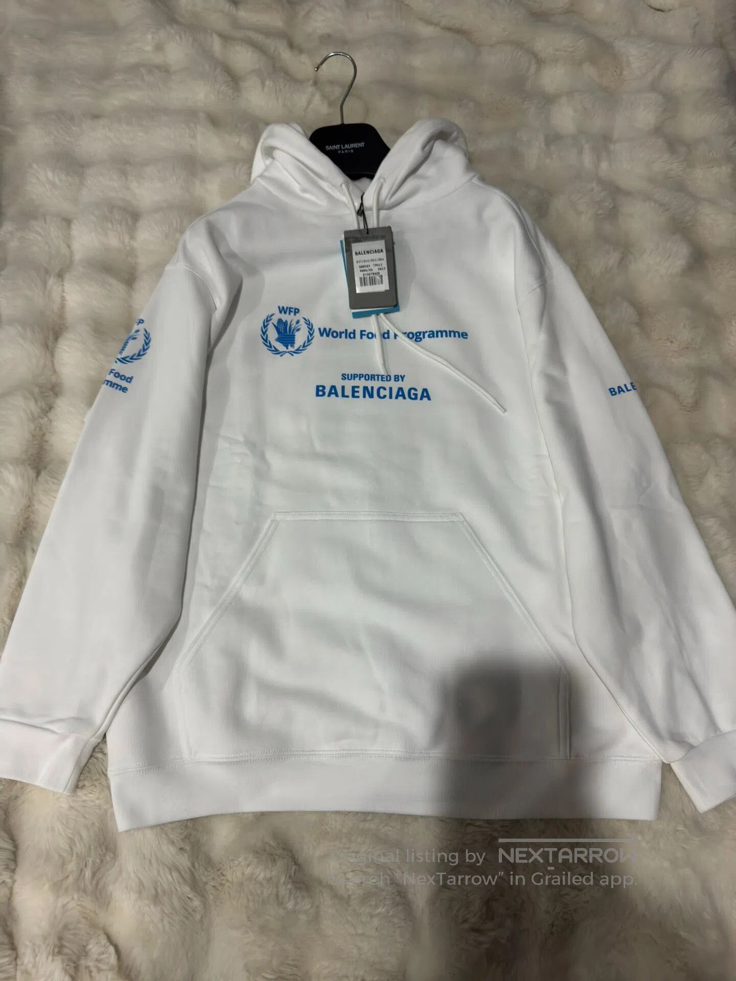 Balenciaga Balenciaga Pure White Logo Sweatshirt| Size US XS / EU 42 / 0 - 1 Thumbnail