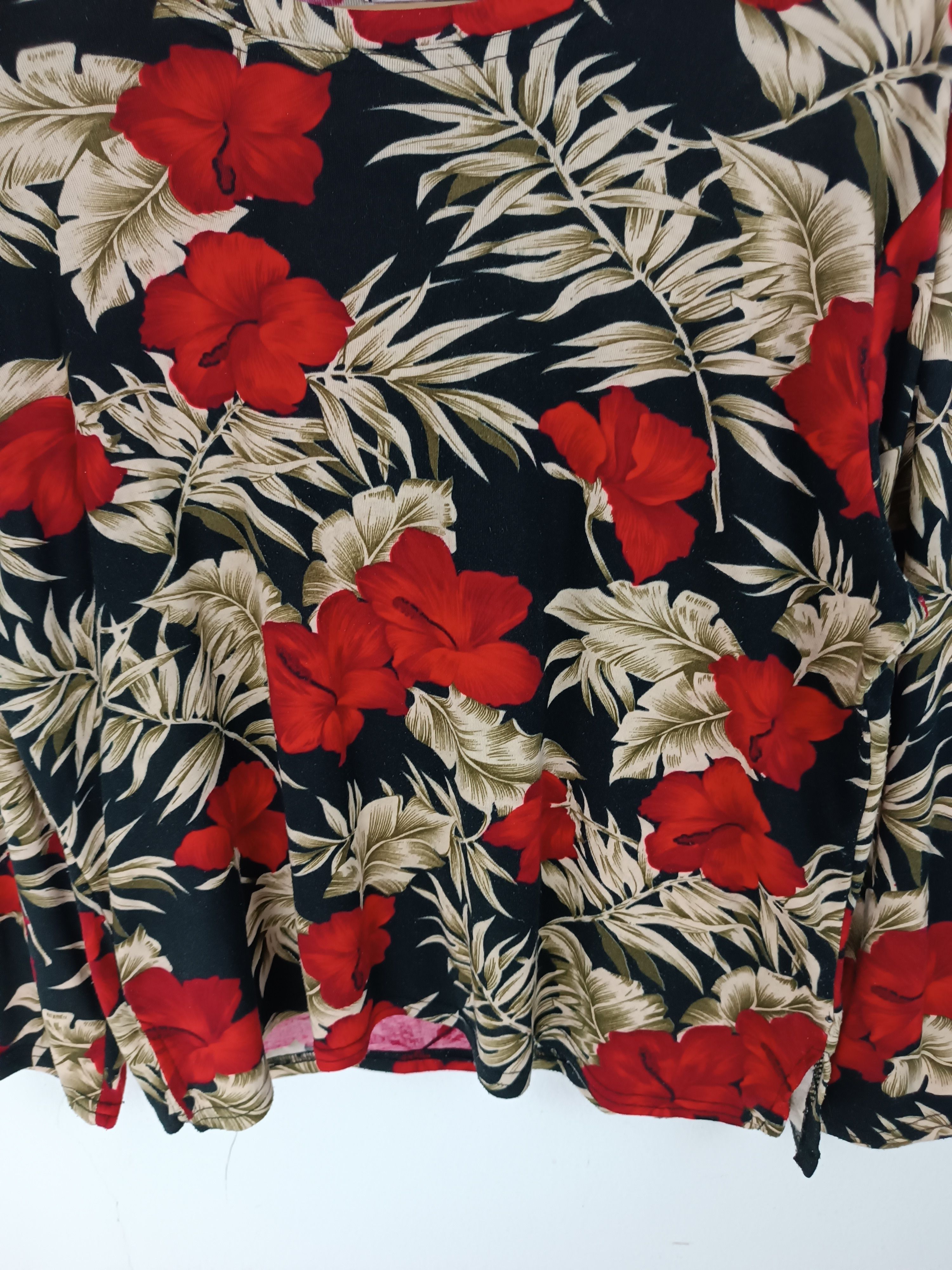 Other VINTAGE FLORAL FLOWER HIBISCUS PUNK ROCK STYLE GRUNGE Size M / US 6-8 / IT 42-44 - 11 Thumbnail