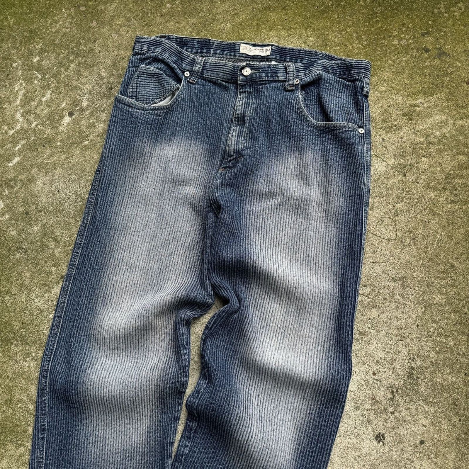Vintage Vintage Y2K Faded Washed Skater Jeans ERD Grunge Thrashed Size US 38 / EU 54 - 5 Thumbnail