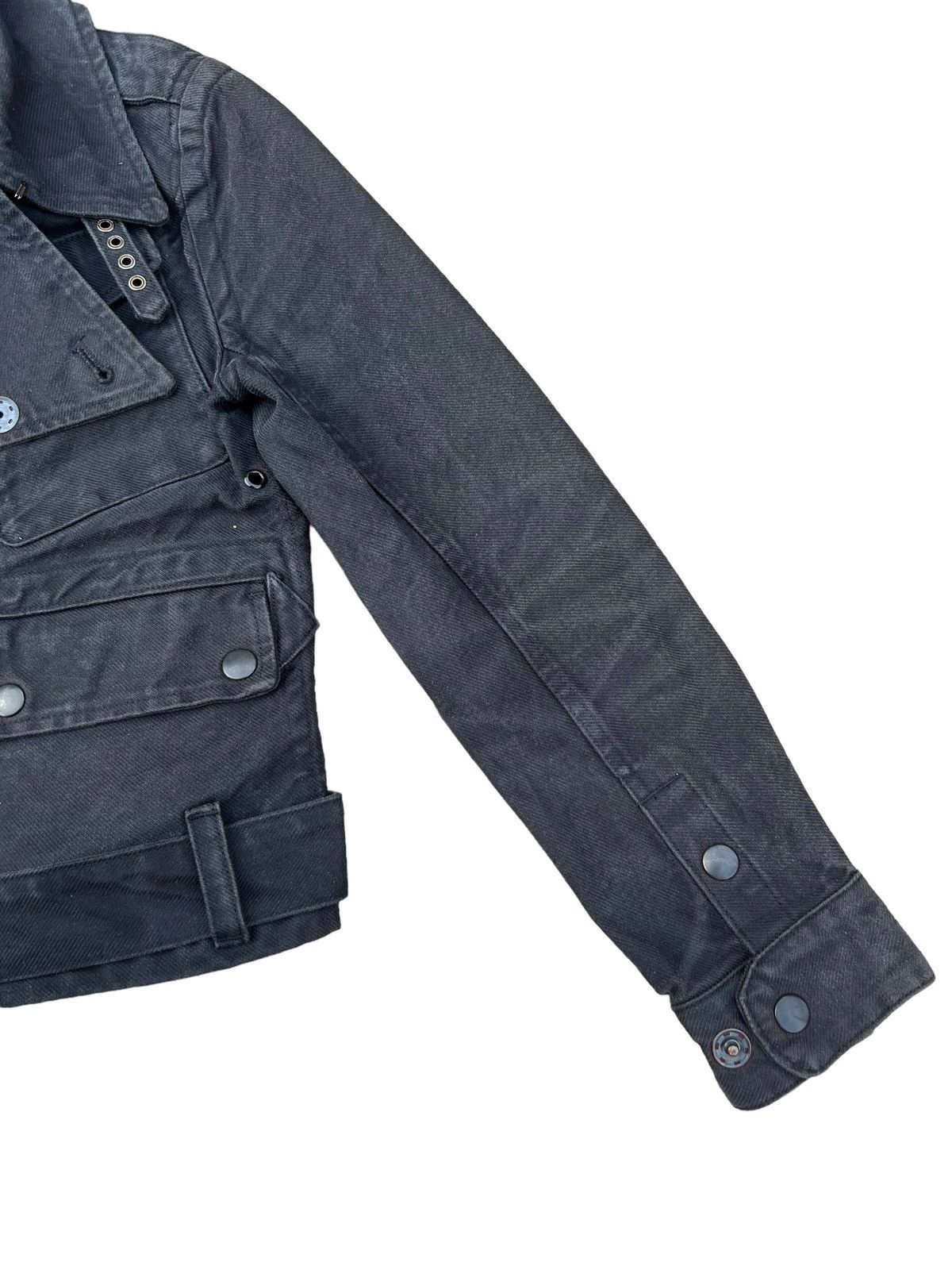 HYKE × If Six Was Nine Green Hideaki Yoshihara Coyote Fur Rider Denim Jacket Size US S / EU 44-46 / 1 - 8 Thumbnail