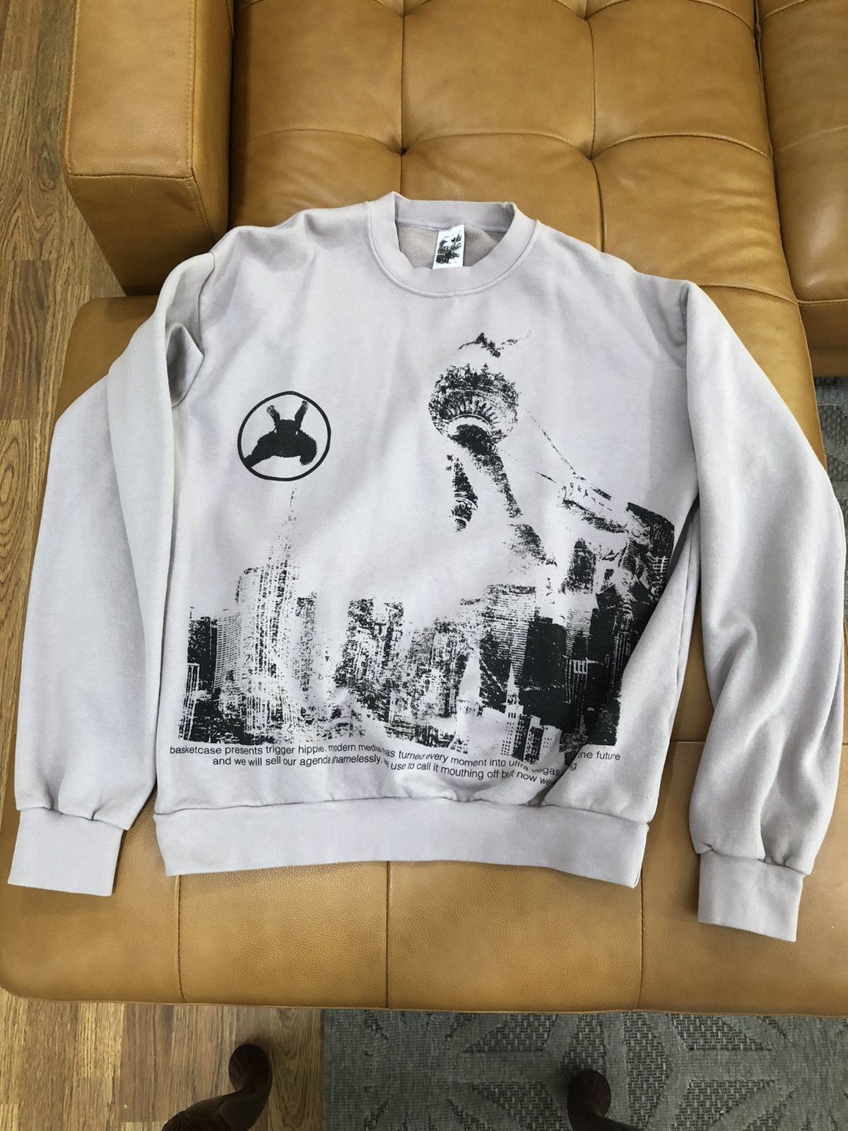 basketcase gallery Basketcase Gallery Trigger Hippie Crewneck Size US M / EU 48-50 / 2 - 1 Thumbnail