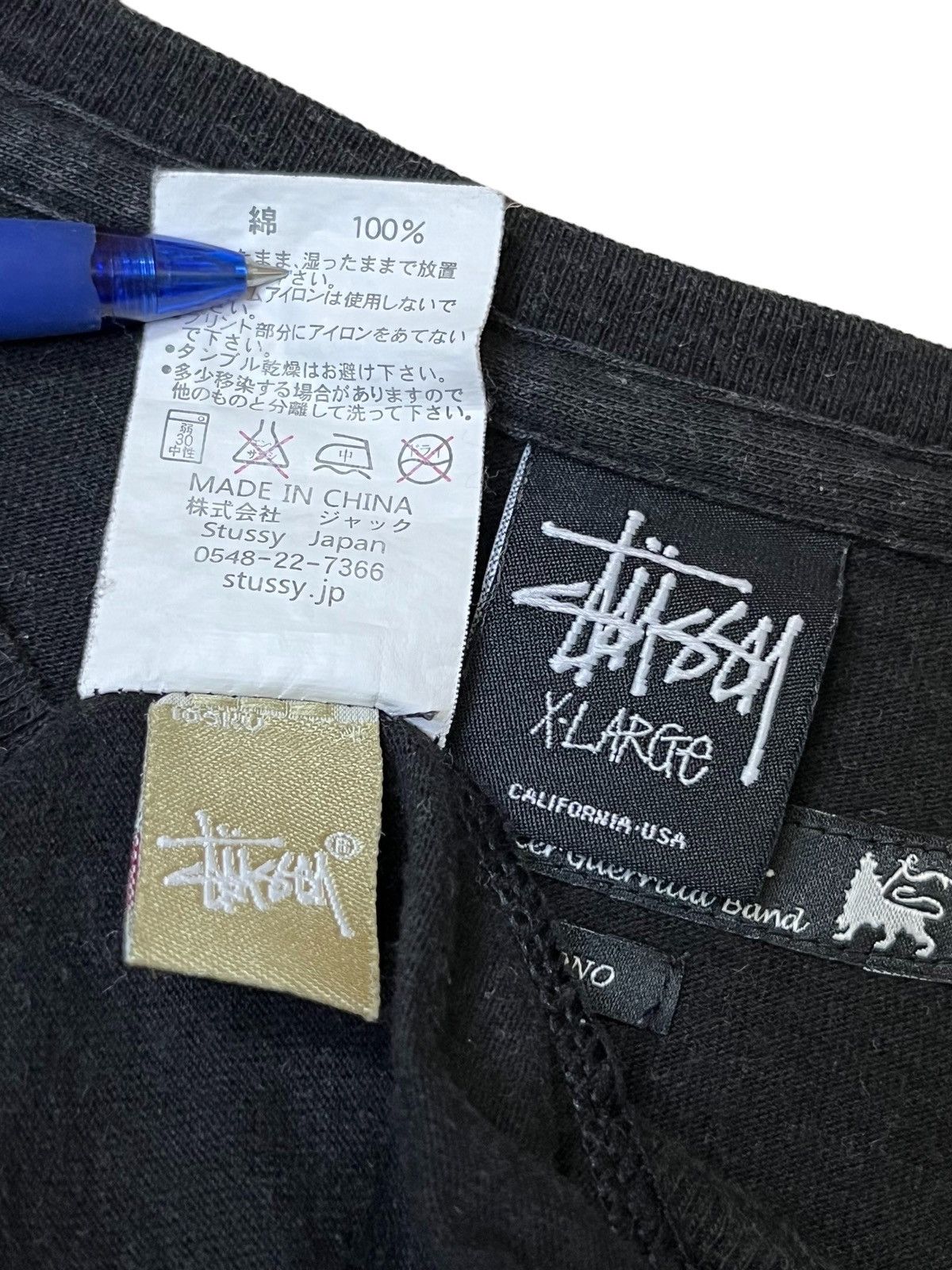 Stussy RARE🔥STUSSY x SASQUATCHFABRIX HAGURE MONO T SHIRT Size US XL / EU 56 / 4 - 8 Thumbnail