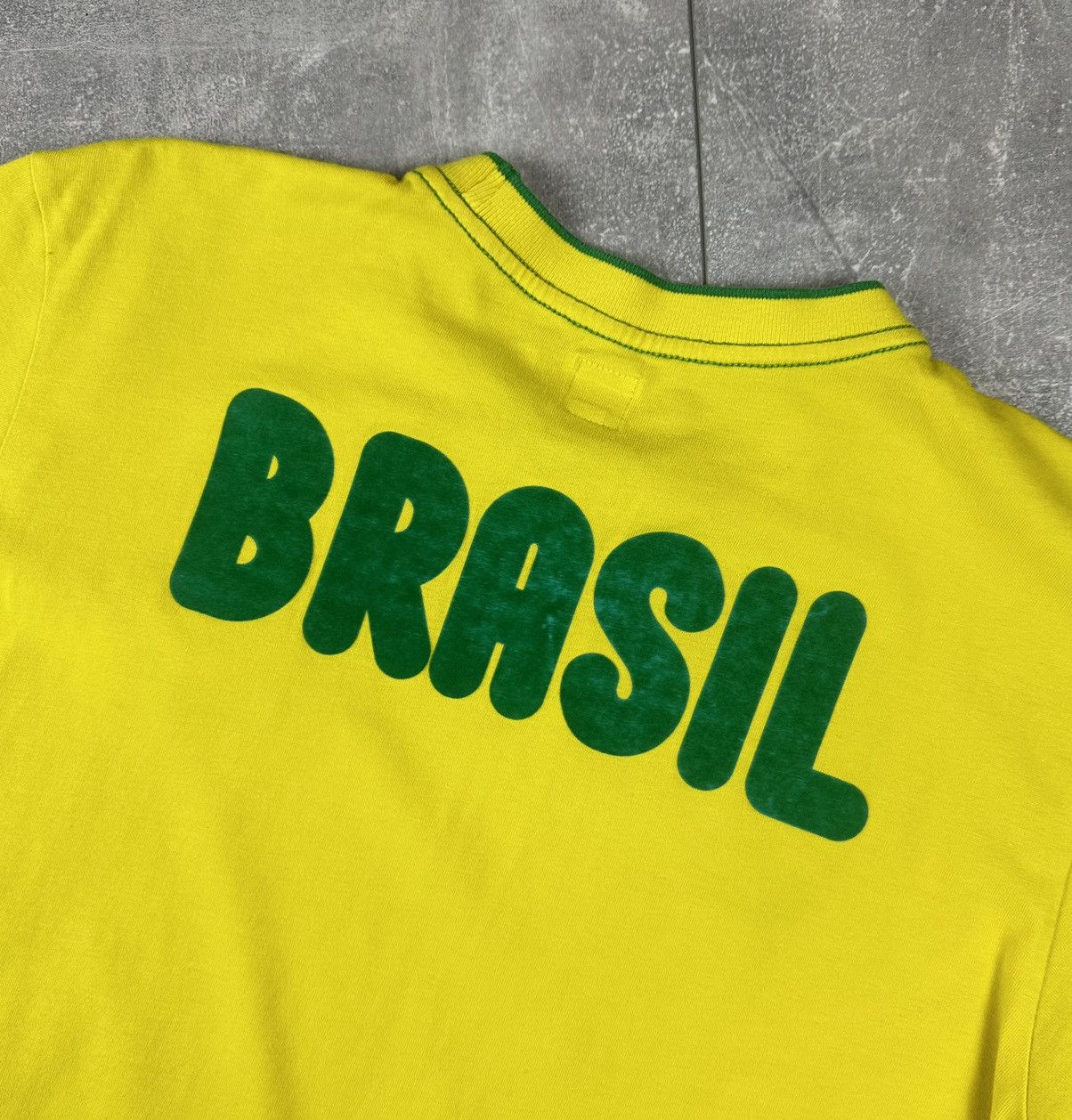 Adidas Adidas Brazil National Team 2010 Soccer Cotton Shirt Size US L / EU 52-54 / 3 - 12 Thumbnail