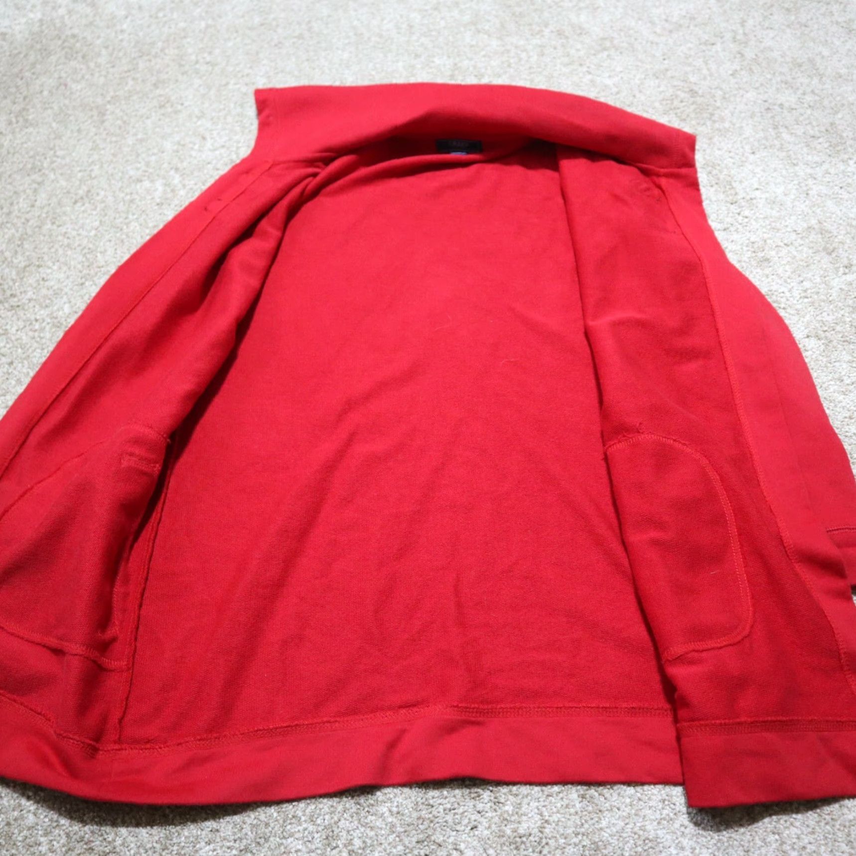 Chaps Chaps Denim Jacket Womens Medium Red Buckle Pockets 2 2 Pocket Cotton Denim Jacket Chaps Size M / US 6-8 / IT 42-44 - 4 Thumbnail