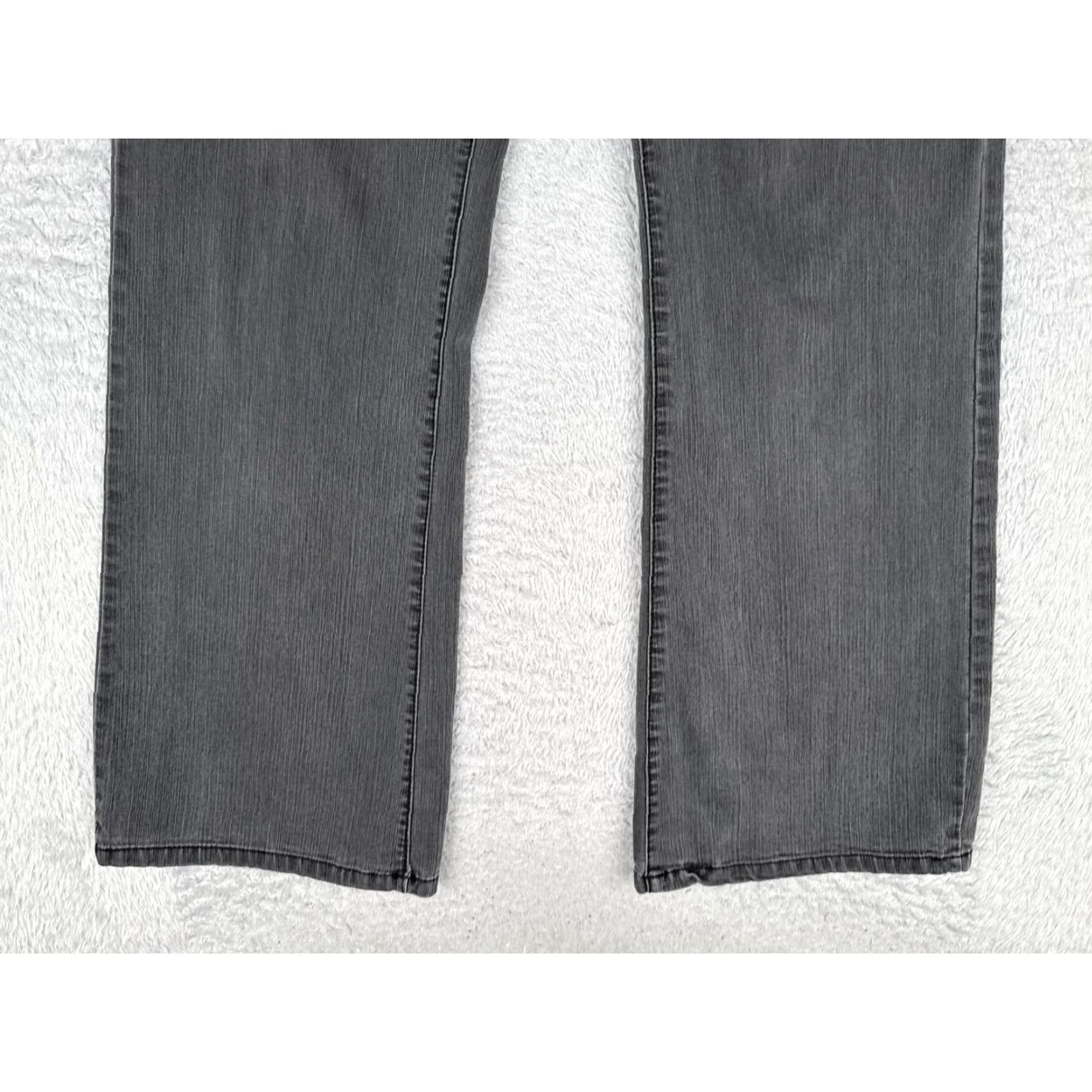 Faded Glory Faded Glory Jeans Womens 14 High Rise Straight Stretch Charcoal Wash 34x31 Size 36" / US 14 / IT 50 - 2 Thumbnail