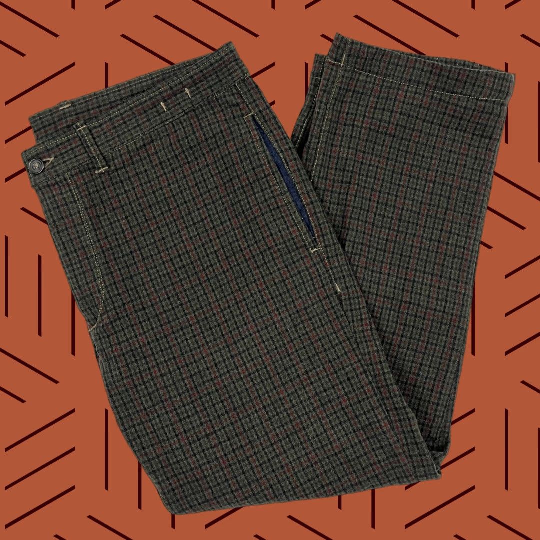 Massimo Alba Dress Pants Mens 38x27 Green Wool Trousers Slacks Button Fly Casual Business Travel Formal Dressy 38 Green Regular Mens Pants