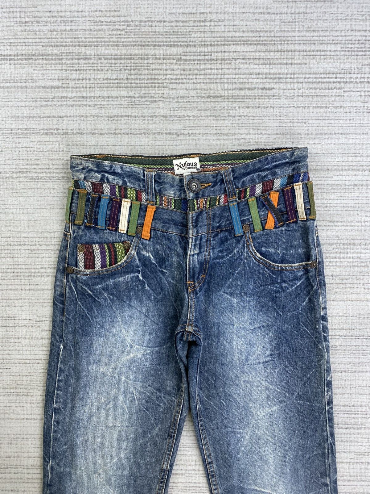 Hysteric Glamour Vintage Nylaus Hysteric Clothing Double Waist Denim Pants Size US 30 / EU 46 - 5 Thumbnail