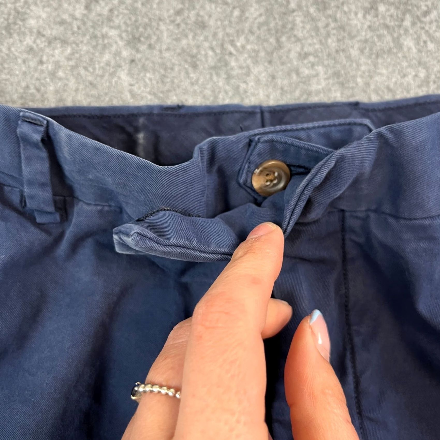 Polo Ralph Lauren Polo Ralph Lauren Mens Chino Trousers Pants Slim Tapered Fit 38 32 Navy Blue Size US M / EU 48-50 / 2 - 7 Thumbnail