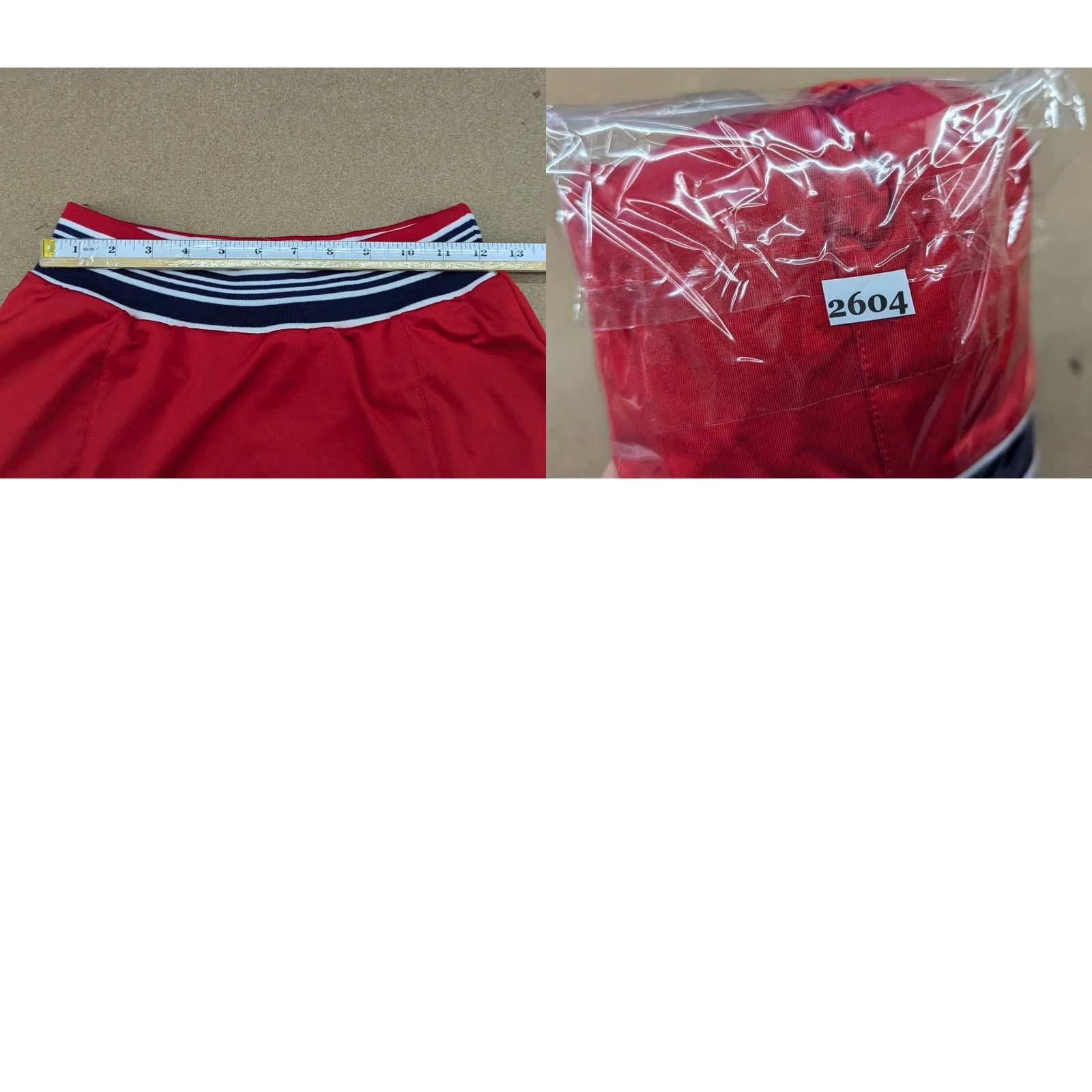 Fila BNWT VINTAGE FILA 90s Tennis Shorts Womens Size S Red Sport Size 28" / US 6 / IT 42 - 8 Thumbnail