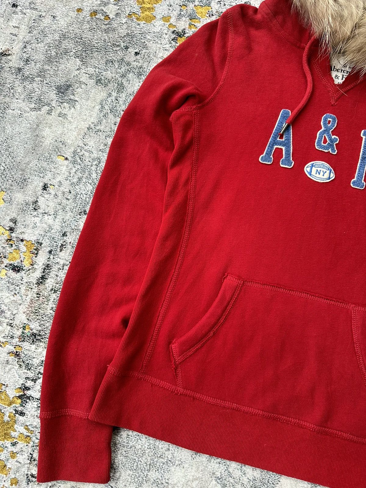 Abercrombie & Fitch DISTRESSED ABERCROMBIE FUR HOODIE IFSIXWASNINE LGB STYLE Size US S / EU 44-46 / 1 - 3 Thumbnail