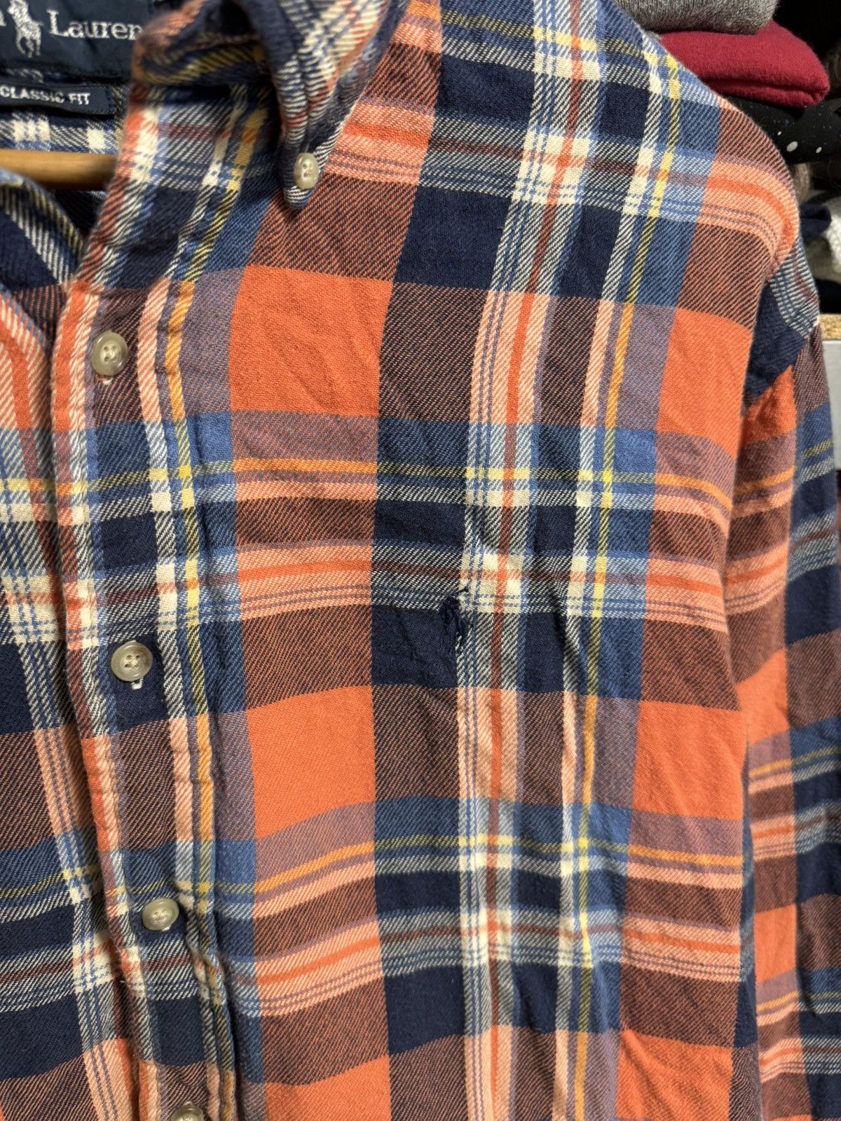 Polo Ralph Lauren Vintage Polo Ralph Lauren Flannel Button Up Shirt Checkered Size US XL / EU 56 / 4 - 3 Thumbnail