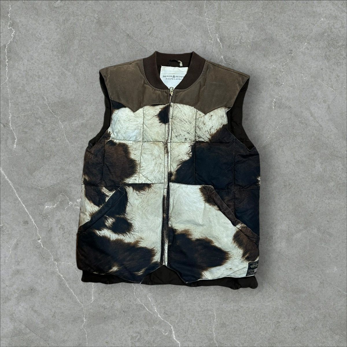 Denim & Supply Ralph Lauren Ralph Lauren denim and supply cow print vest RARE! Size US M / EU 48-50 / 2 - 1 Thumbnail