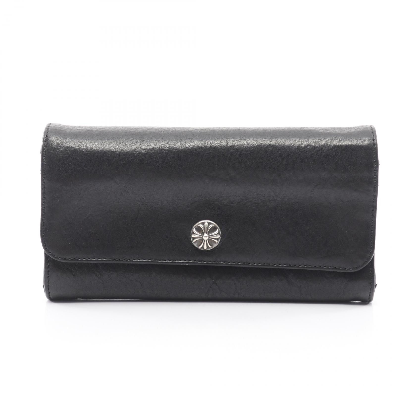Chrome Hearts Chrome Hearts Chrome Hearts Judy Leather Long Bifold Wallet Leather Long Wallet DUTY FREE for USA Size ONE SIZE - 1 Thumbnail