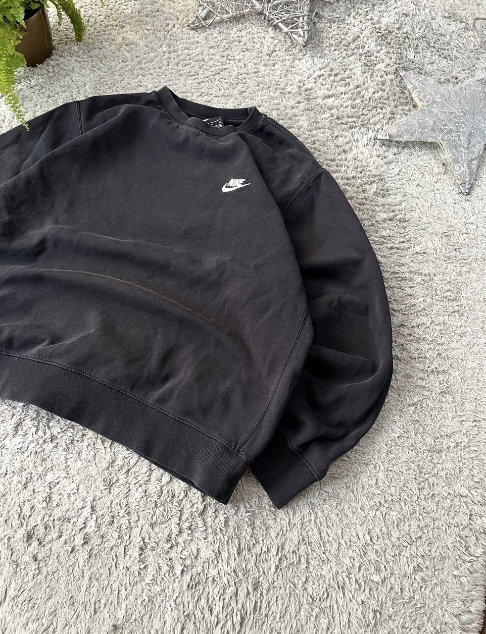 Nike × Vintage 00s Nike Sweatshirt Streetwear Vintage Basic Logo Swoosh Size US XL / EU 56 / 4 - 4 Thumbnail