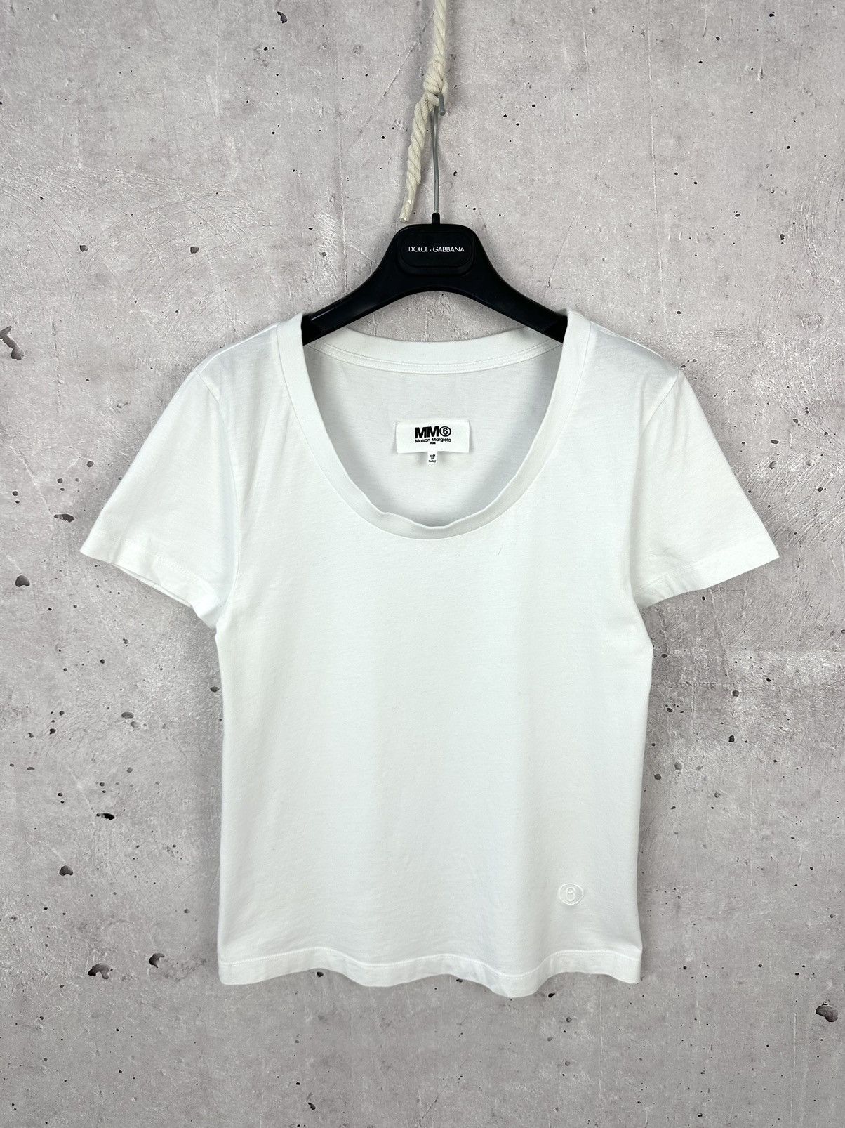 Maison Margiela MM6 Maison Margiela White Short Sleeve T-shirt Size M / US 6-8 / IT 42-44 - 1 Thumbnail