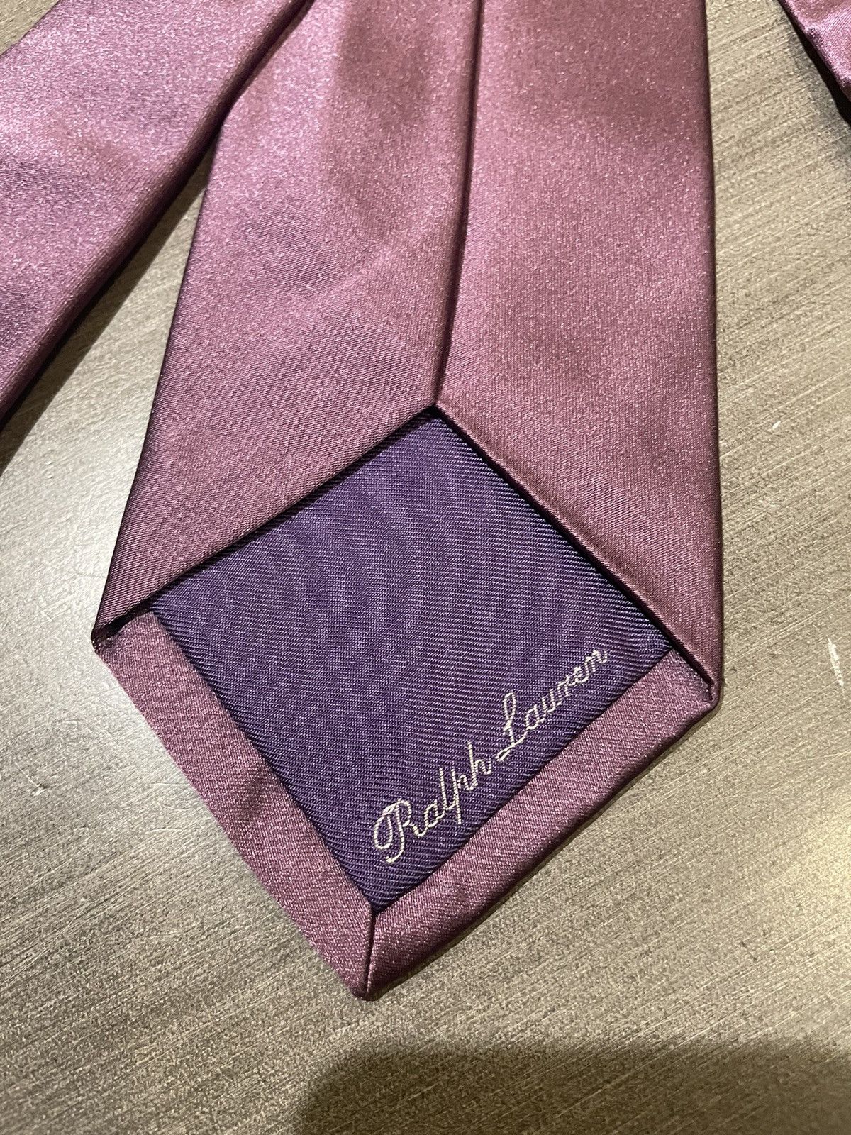 Ralph Lauren Purple Label Peau de Soie Tie Size ONE SIZE - 4 Thumbnail