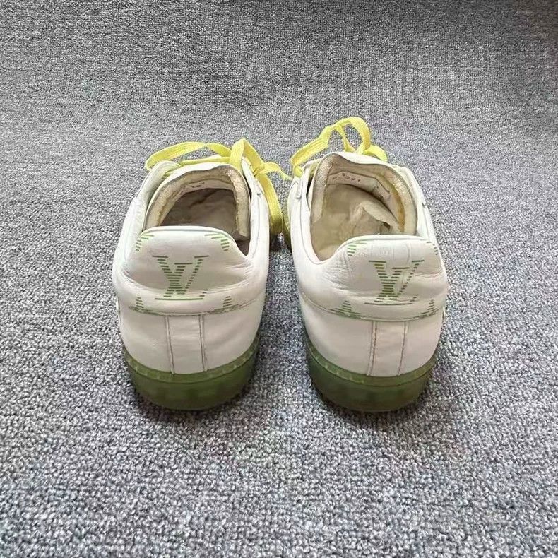 Louis Vuitton Louis Vuitton Louis Vuitton Gradient White Green Sneakers- Size US 7 / EU 40 - 6 Thumbnail