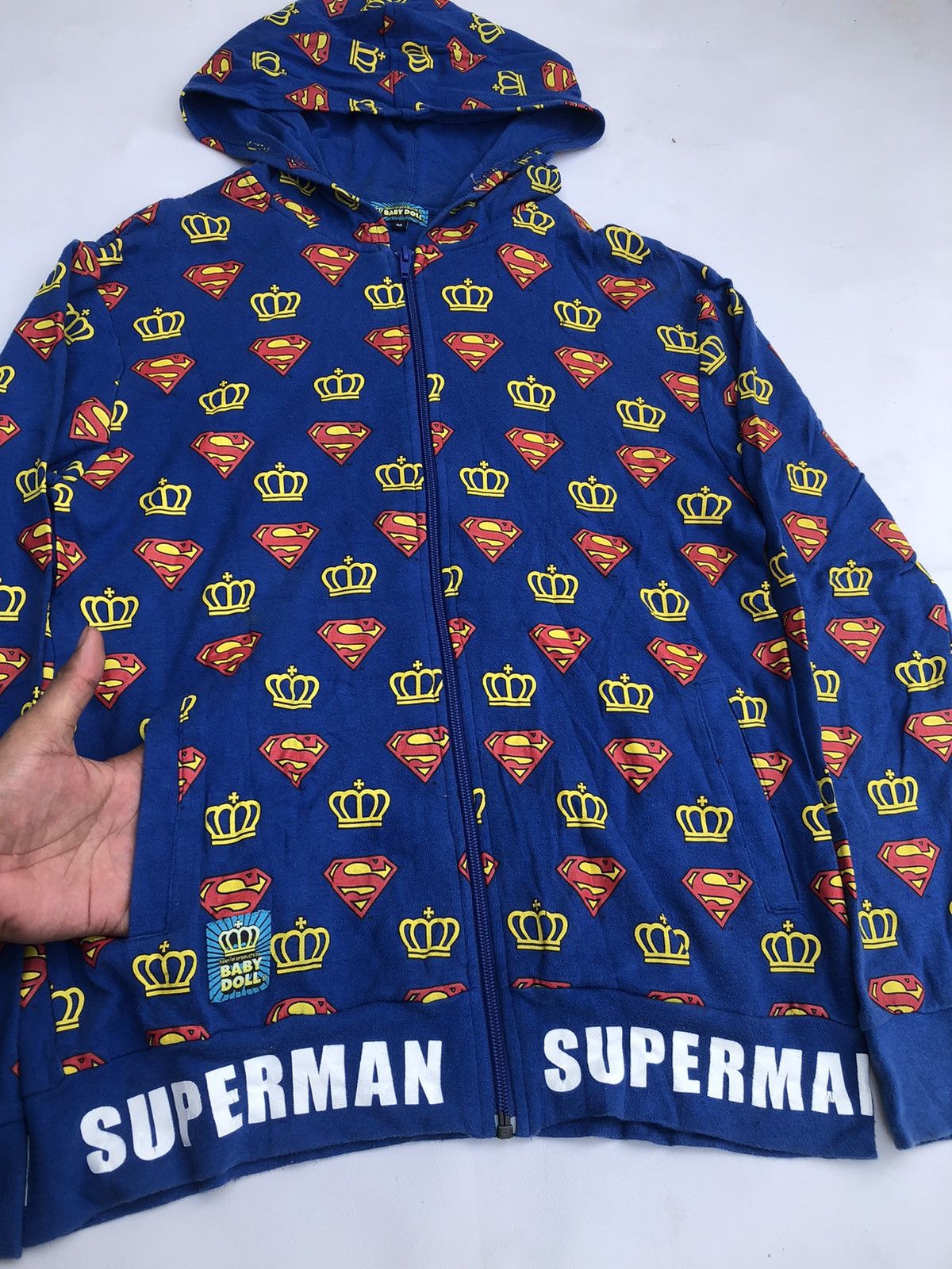 If Six Was Nine Japan Gothic Poem Baby Doll X Superman Zip Hodie Ifsix Style Size US M / EU 48-50 / 2 - 4 Thumbnail