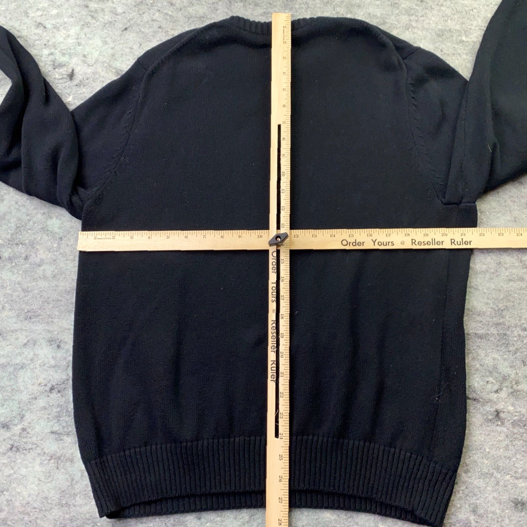 Vintage David Taylor Mens Sweater Large Black Argyle Cotton Crew Neck Long Sleeve Regular Fit Pullover Dad Theme Men Size US L / EU 52-54 / 3 - 6 Thumbnail