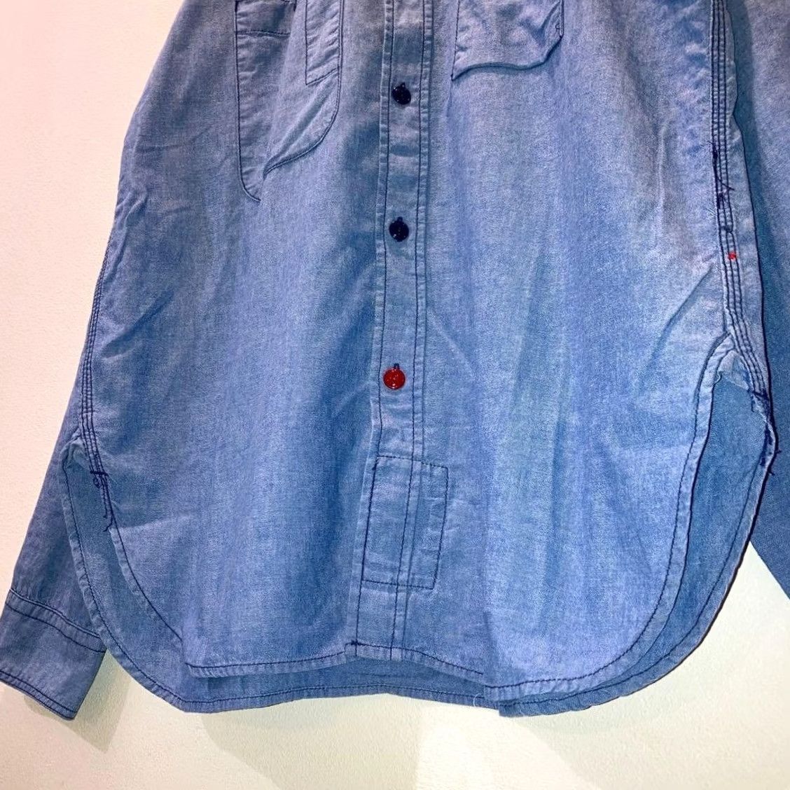 Engineered Garments Engineered Garments Button-Down Shirt Men COLOR BLUE Material Cotton SIZE L Used Size US L / EU 52-54 / 3 - 6 Thumbnail