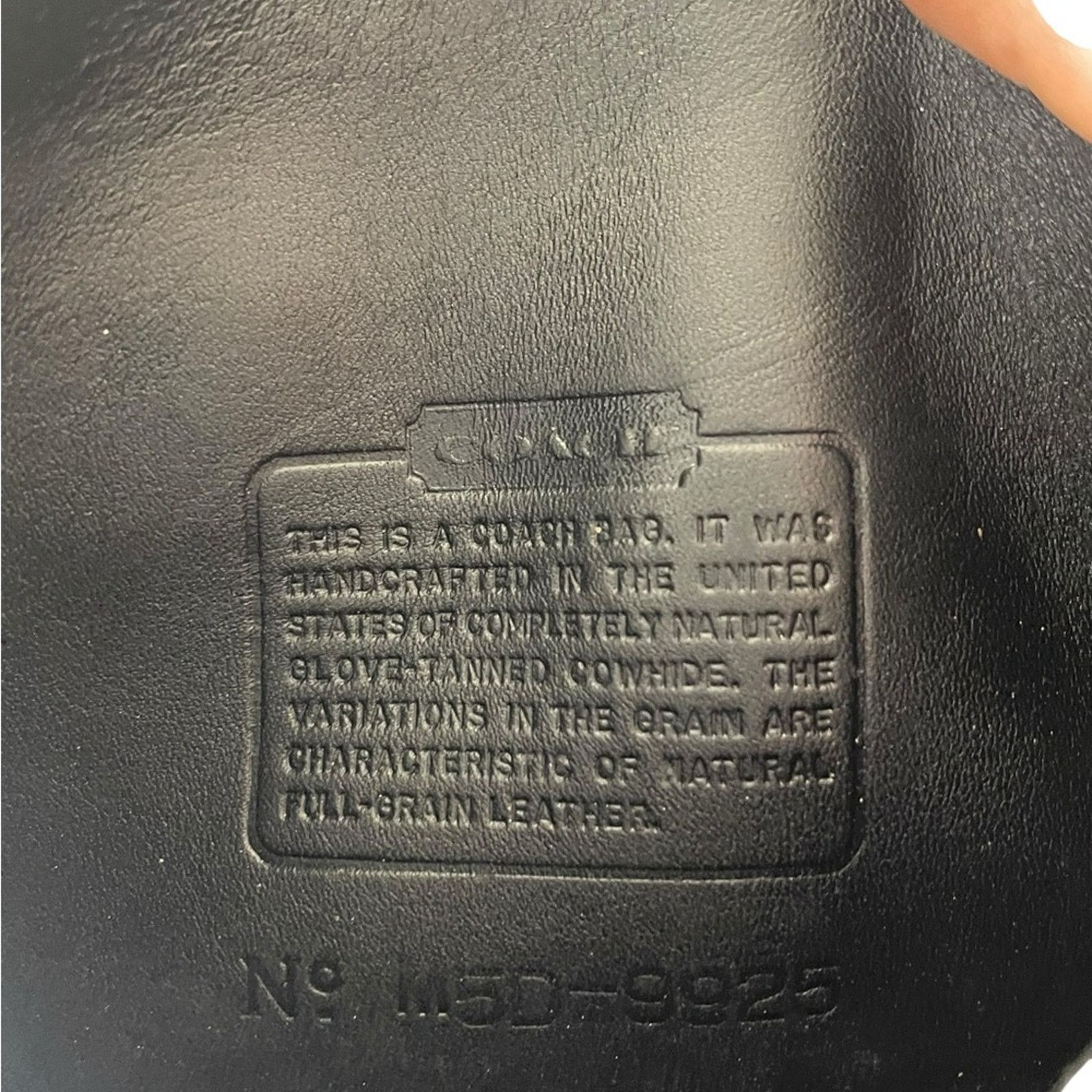 Coach Coach Black Leather Handcrafted Bag Size ONE SIZE - 6 Thumbnail