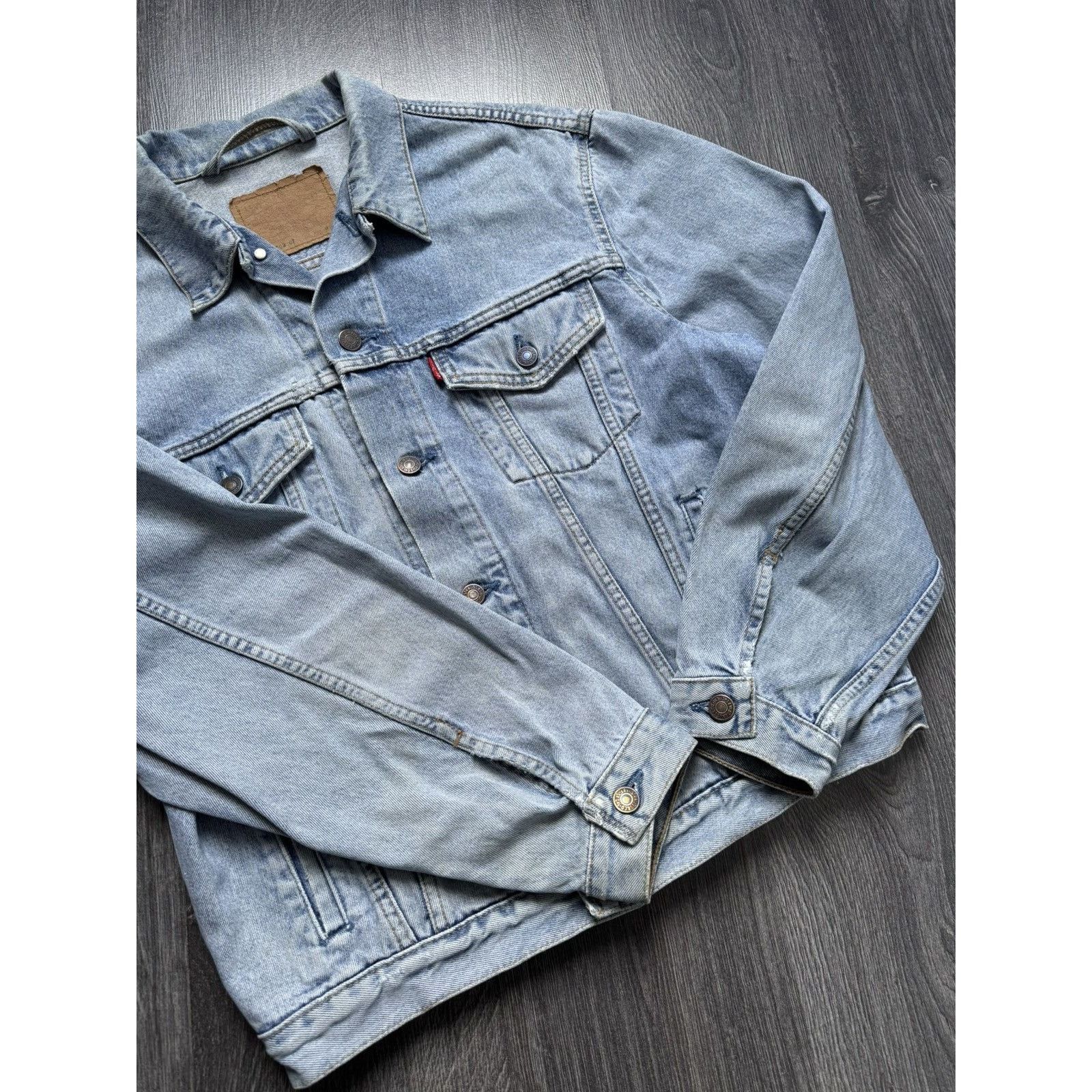 Levi's × Levi's Vintage Clothing × Vintage 89s Levi’s Vintage Denim Blue Jacket made in Yugoslavia Size US M / EU 48-50 / 2 - 6 Thumbnail
