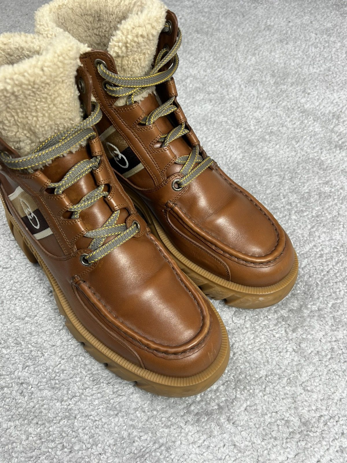 Gucci Gucci Brown “Interlocking G” Ankle Boots Size 41 Size US 7 / EU 40 - 3 Thumbnail