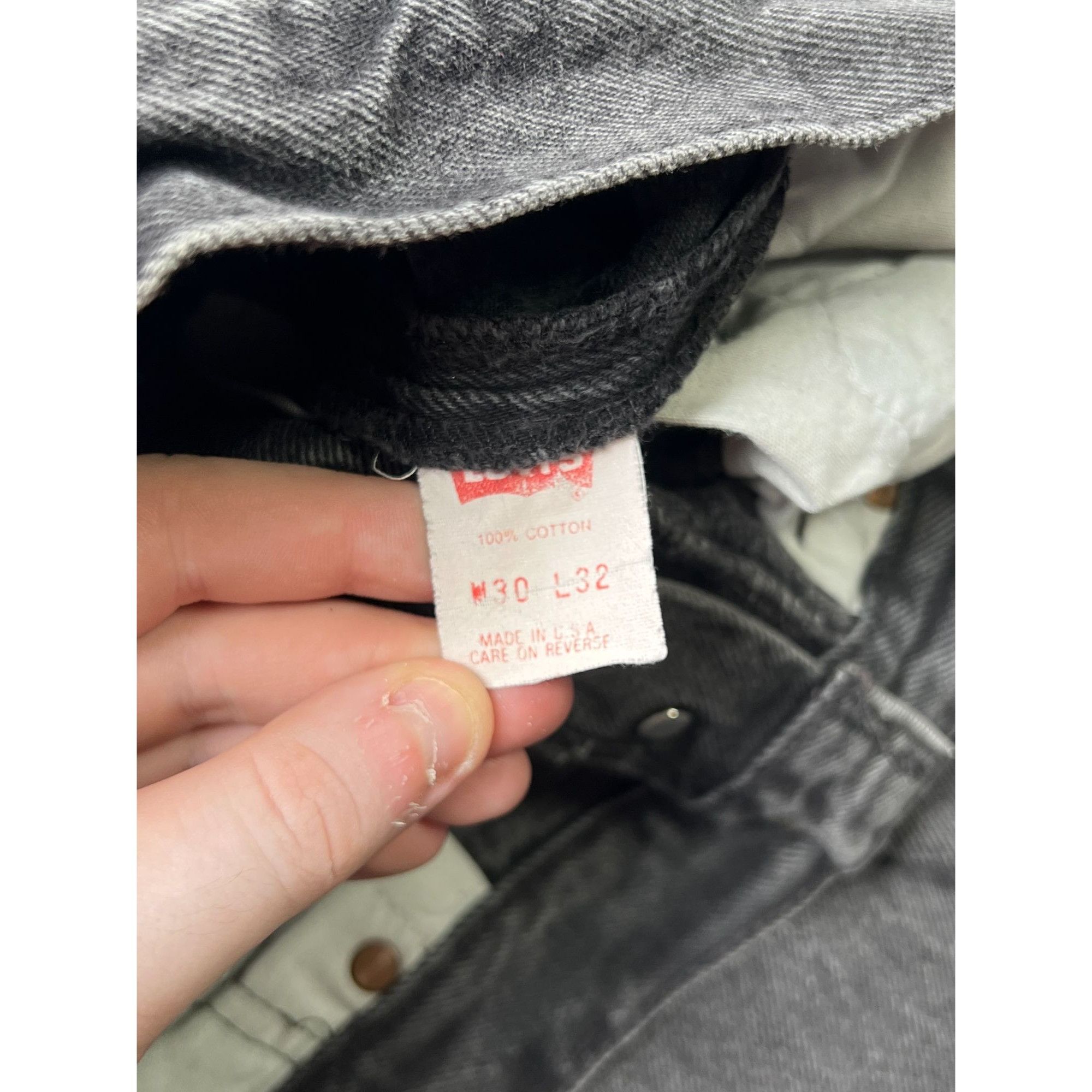 Levi's Levi’s 501 Made in USA Gray Denim Jeans Pants (Y0915) Size US 30 / EU 46 - 8 Thumbnail