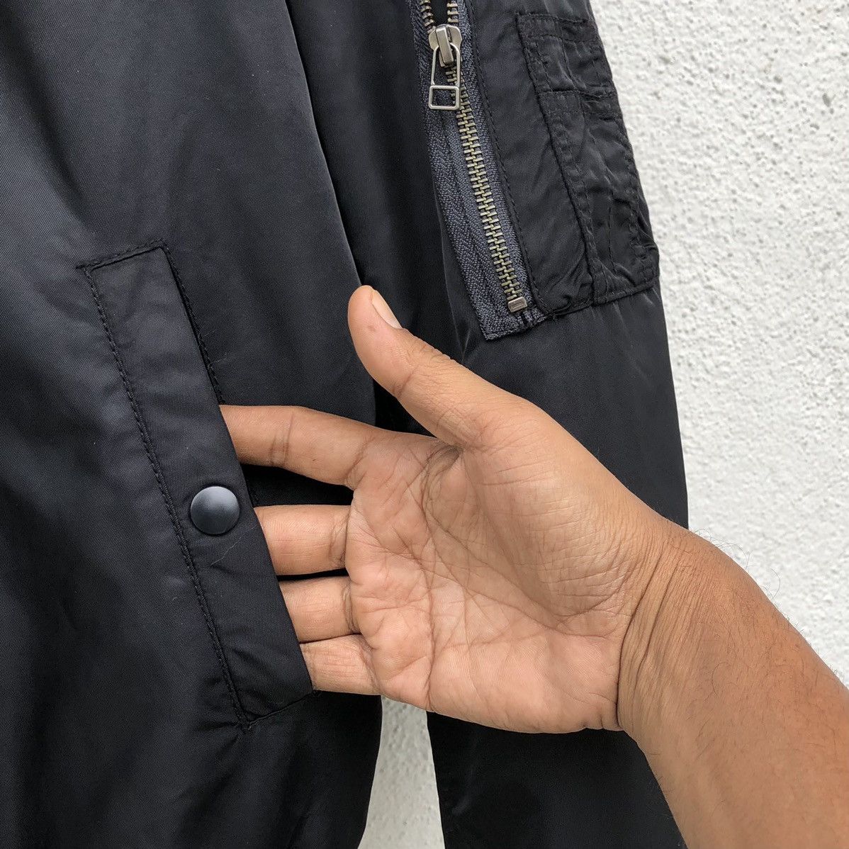 Japanese Brand Japanese Brand Gu Men’s Black Ma-1 Bomber Jacket Size US M / EU 48-50 / 2 - 8 Thumbnail