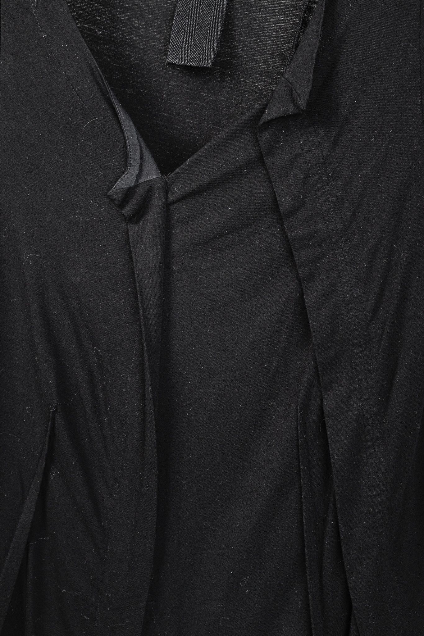 Rundholz Rundholz Exposed Seam Frayed Edges Black Jersey Dress Size S / US 4 / IT 40 - 8 Thumbnail