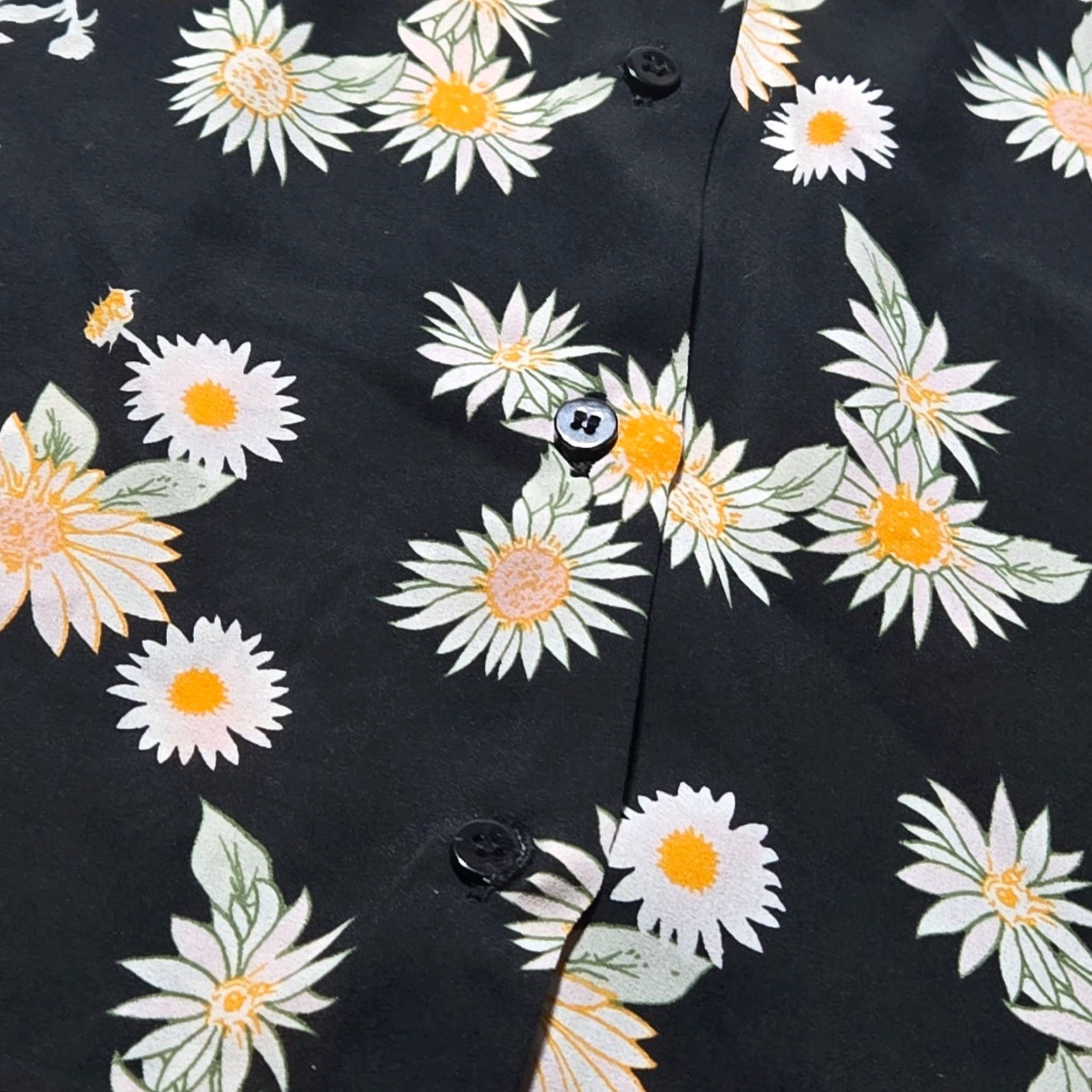 Cotton On Cotton On Shirt Long Sleeve Button-Up Floral Print Black Medium Womens Size M / US 6-8 / IT 42-44 - 4 Thumbnail