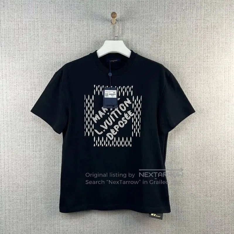 Louis Vuitton Louis Vuitton Black Cotton Embroidered T. Size US M / EU 48-50 / 2 - 1 Thumbnail