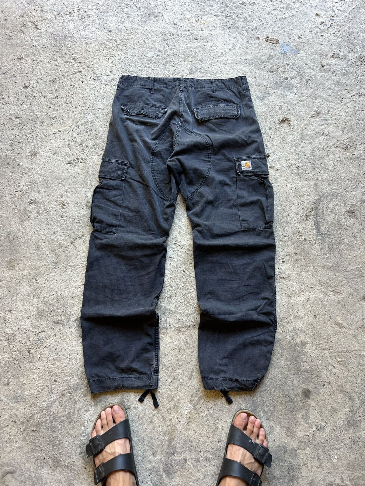 Carhartt 🔥Vintage Balenciaga Style Carhartt Bondage Cargo Pants 90s Size US 32 / EU 48 - 3 Thumbnail