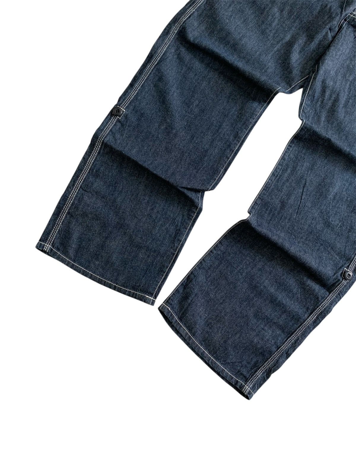 Japanese Brand Rageblue Denim Wide Baggy Pants Size US 32 / EU 48 - 2 Thumbnail
