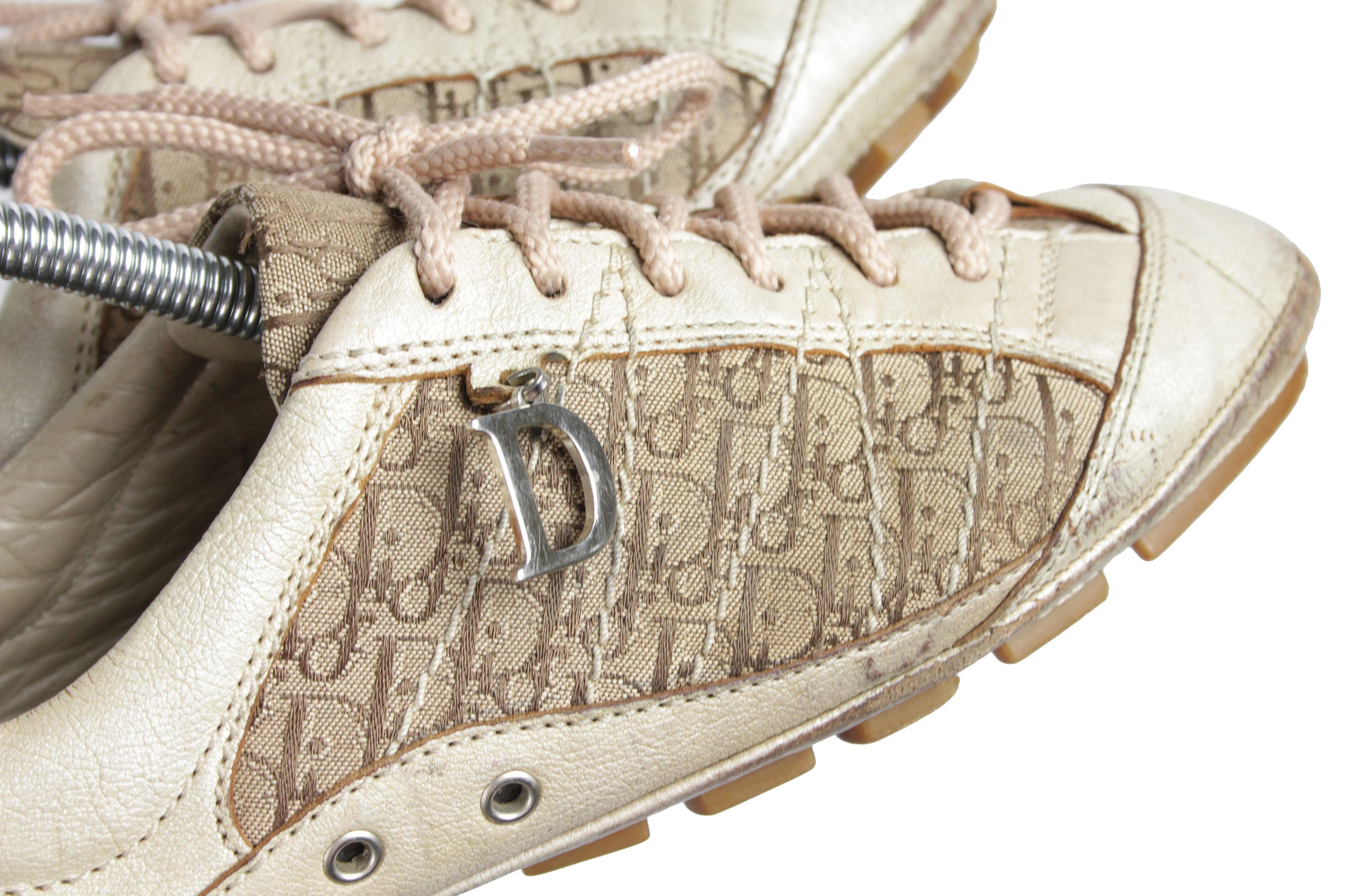 Dior 00S Galliano Era Diorissimo Low Sneakers Vintage Size US 8 / IT 38 - 8 Thumbnail