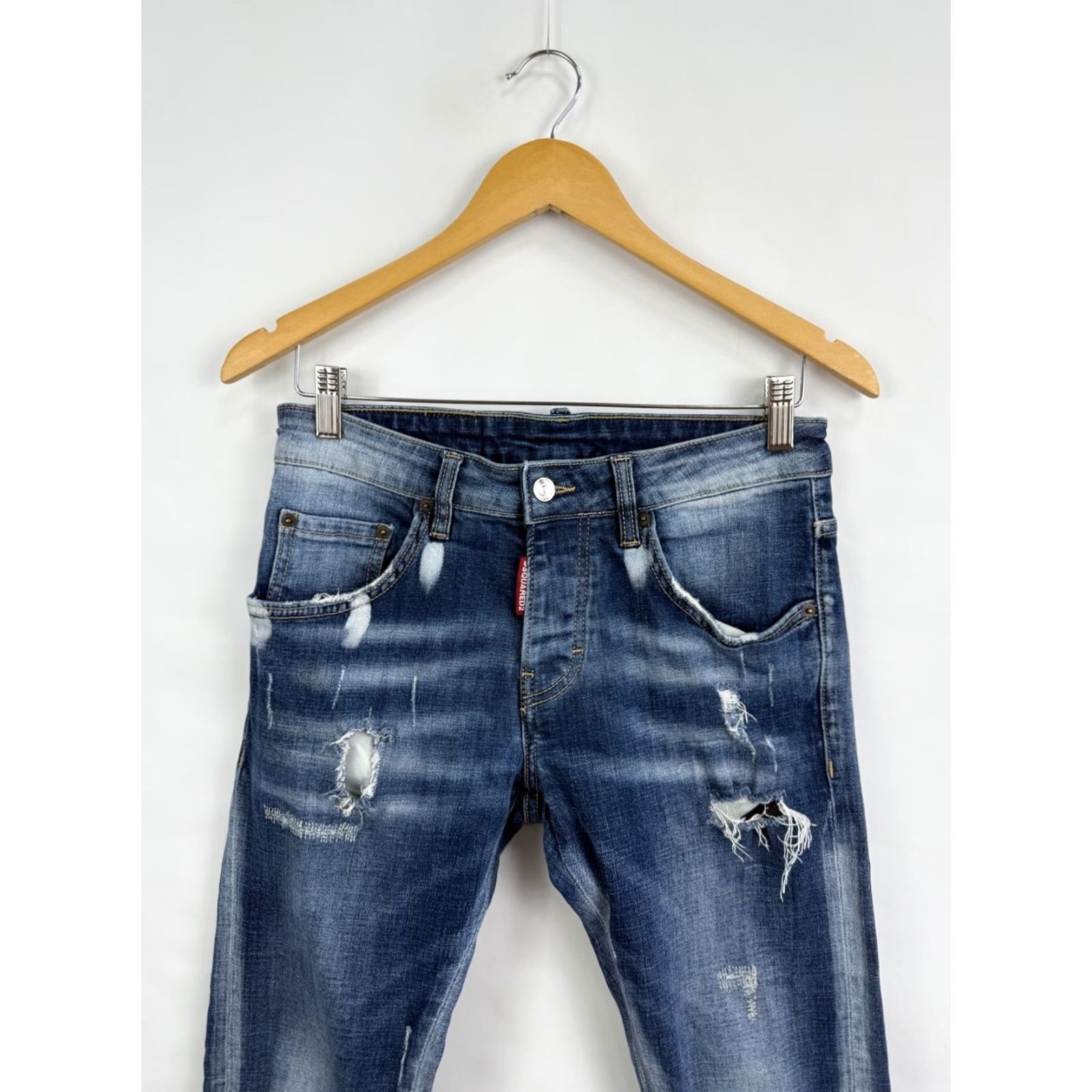 Dsquared2 Dsquared2 Jeans Made In Italy Rare Retro Hype Y2K Jeans Men 44 Blue Vintage Size US 44 / EU 60 - 4 Thumbnail