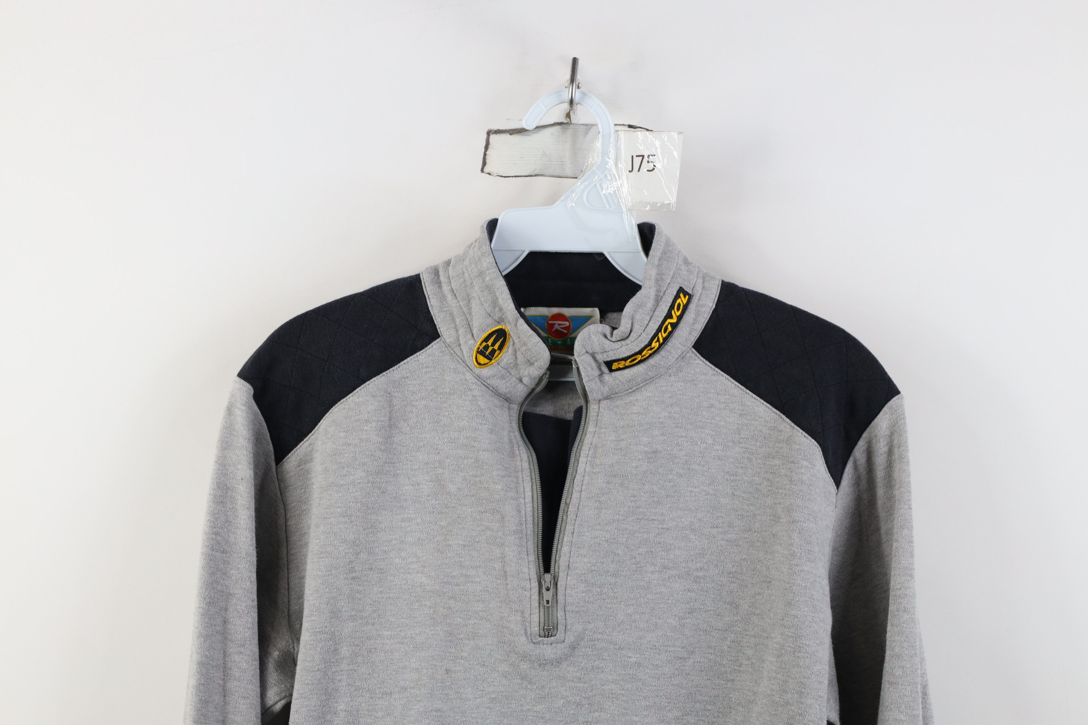 Rossignol Vintage 90s Rossignol Skiing Knit Half Zip Pullover Top Size US S / EU 44-46 / 1 - 2 Thumbnail