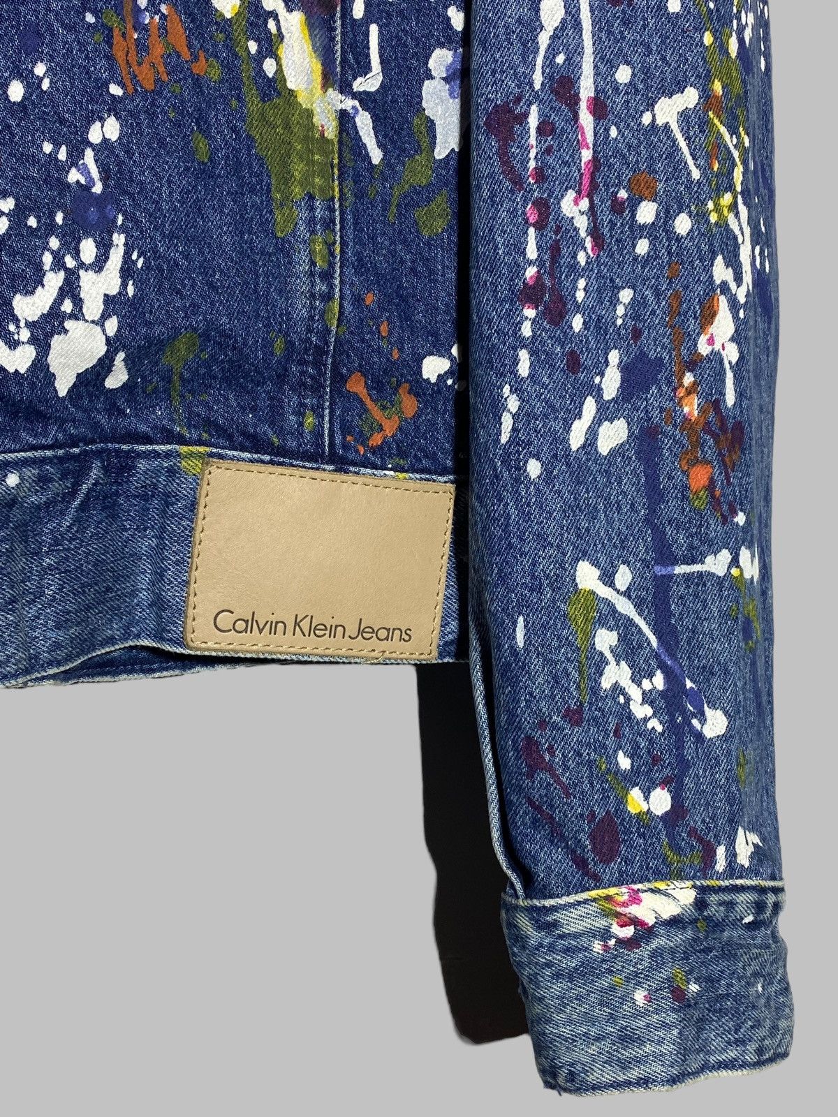 Calvin Klein Calvin Klein Painted Denim Jacket Men’s Size US XL / EU 56 / 4 - 20 Thumbnail