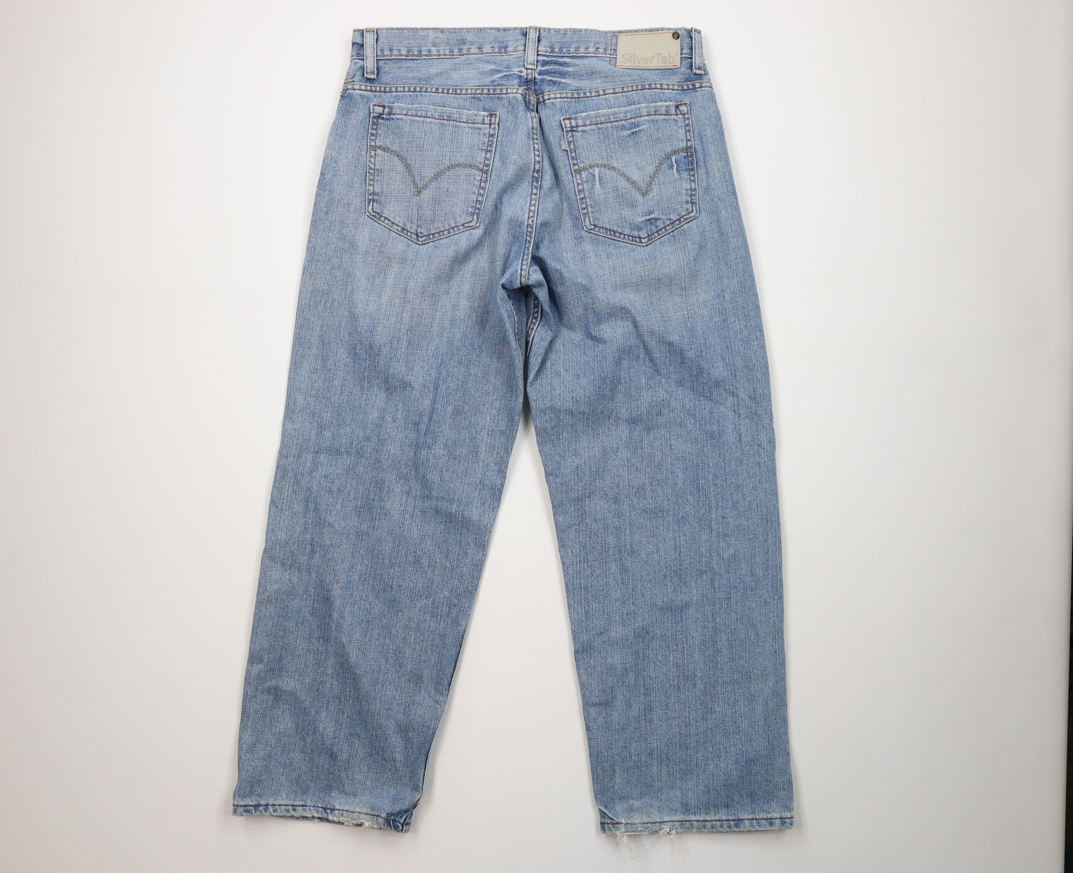 Levi's Vintage Y2K Levis Silvertab Baggy Loose Wide Leg Denim Jeans Size US 38 / EU 54 - 9 Thumbnail