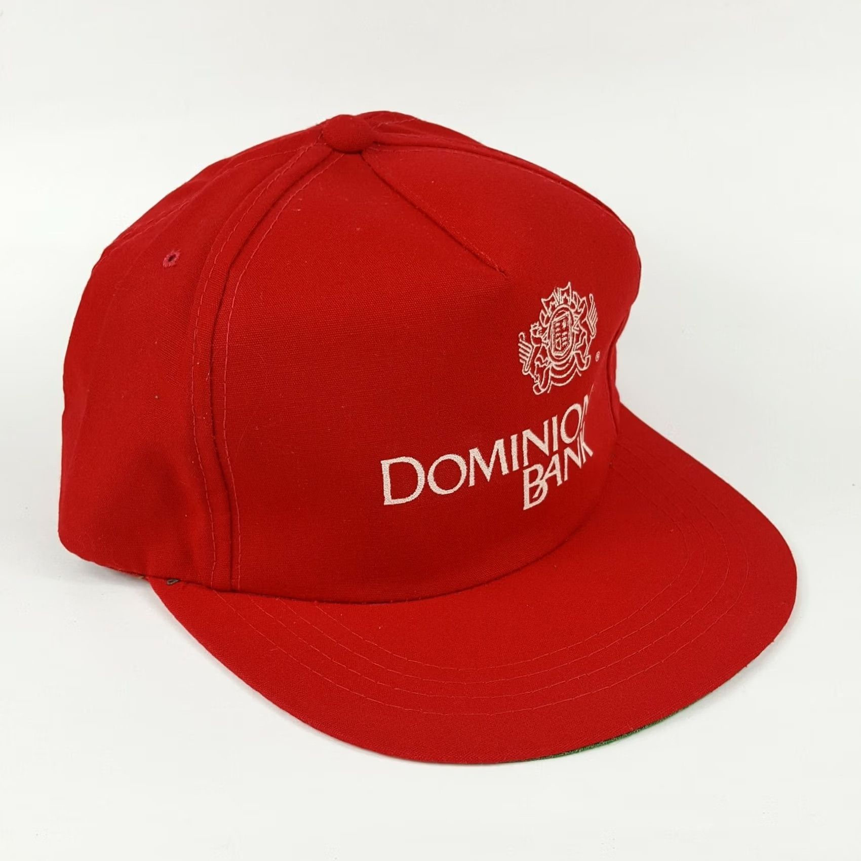 Etro VINTAGE Dominion Bank K-Products Trucker Hat Red Snapback Adjustable Retro Cap Size ONE SIZE - 4 Thumbnail