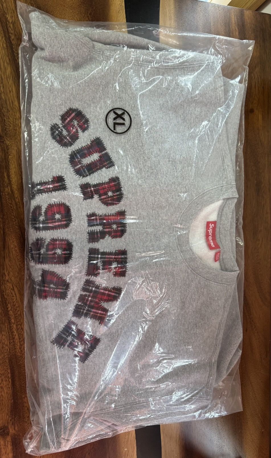 Supreme Supreme/Angel Ponds Plaid Arc Crewneck Size US XL / EU 56 / 4 - 1 Thumbnail