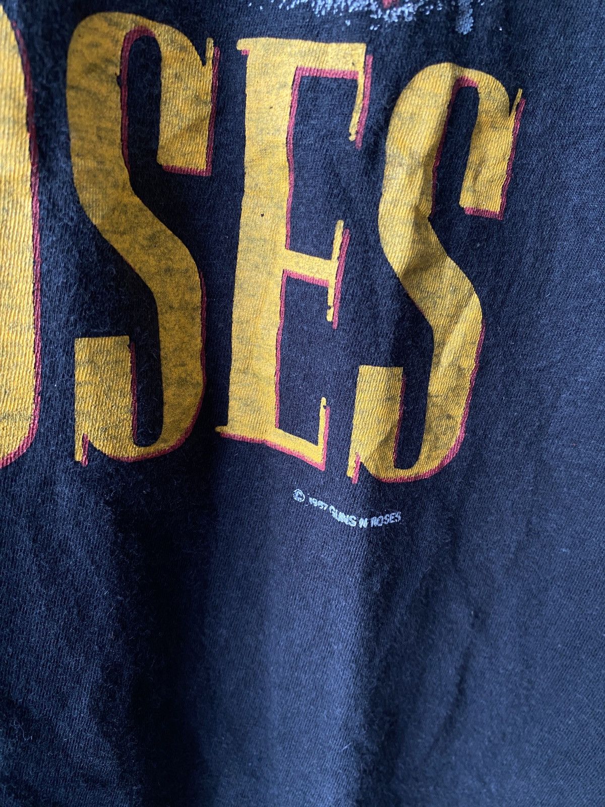 Band Tees × Guns N' Roses × Vintage 1980s - Guns N Roses Japan Tour Band Tees Size US S / EU 44-46 / 1 - 7 Thumbnail