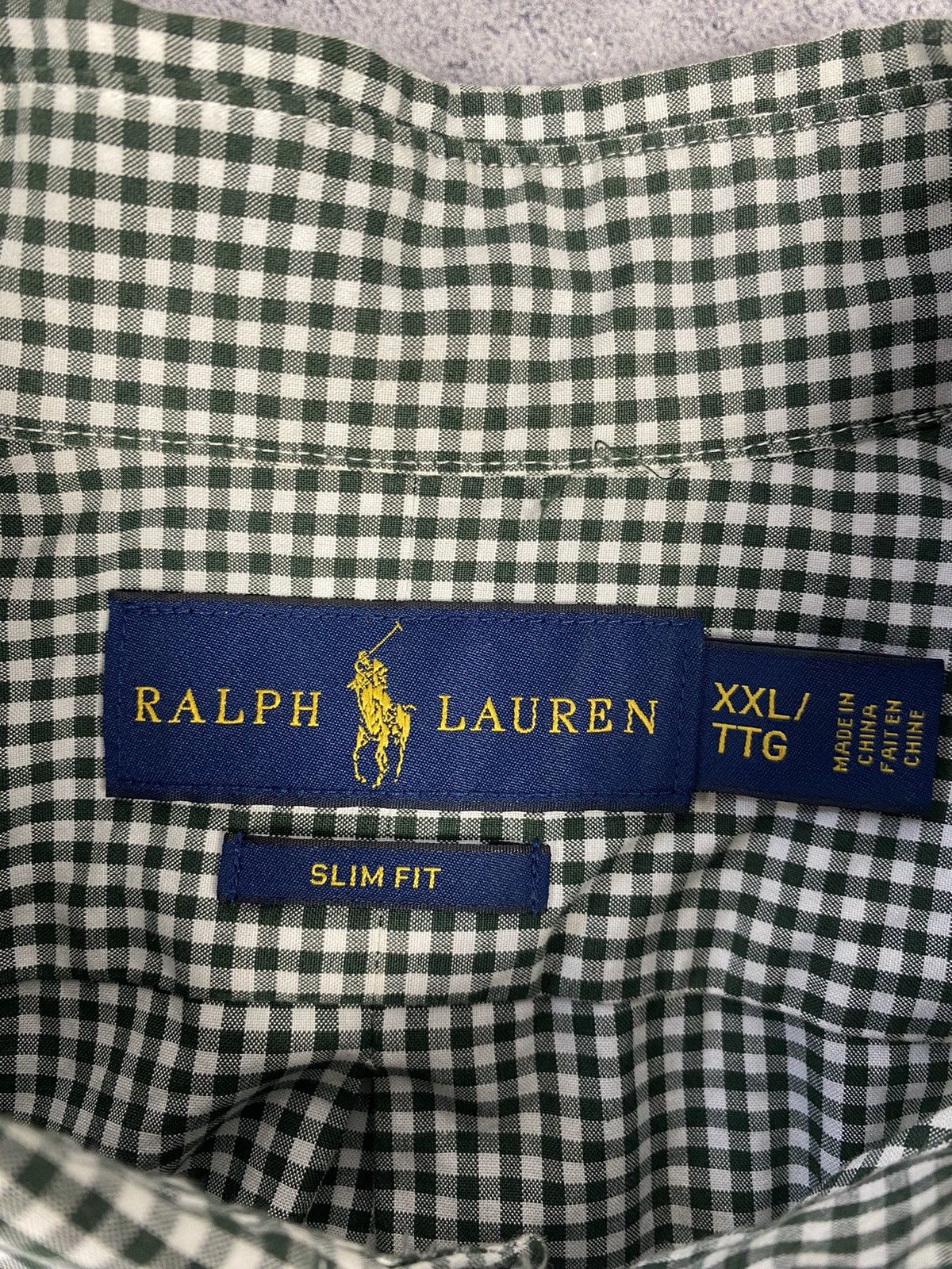 Polo Ralph Lauren Polo Ralph Lauren Checkered Button Up Long Sleeve Shirt Size US XL / EU 56 / 4 - 8 Thumbnail