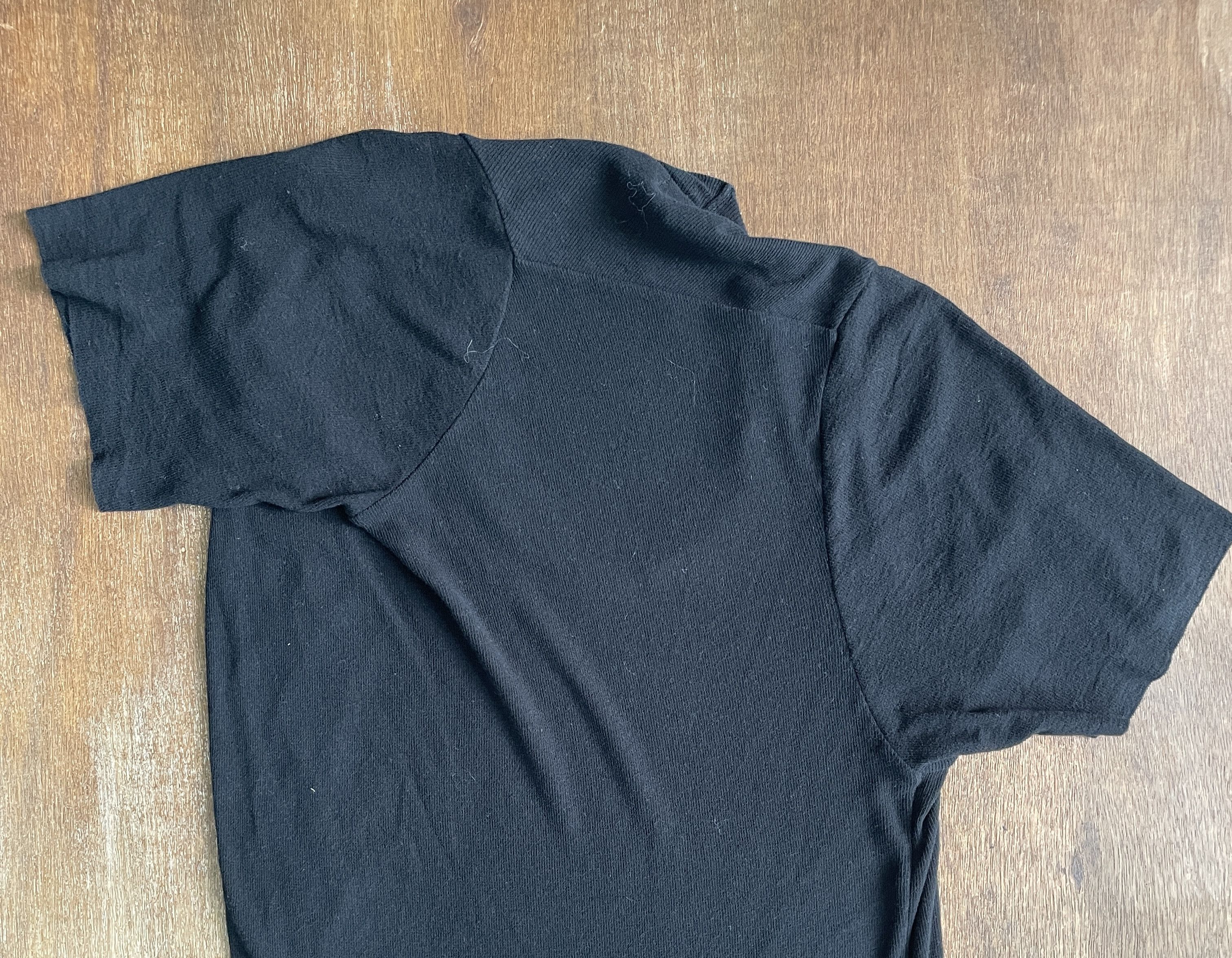 Y's Y's Yohji Yamamoto Black Scoop Neck Short Sleeve T-Shirt Size US S / EU 44-46 / 1 - 6 Thumbnail