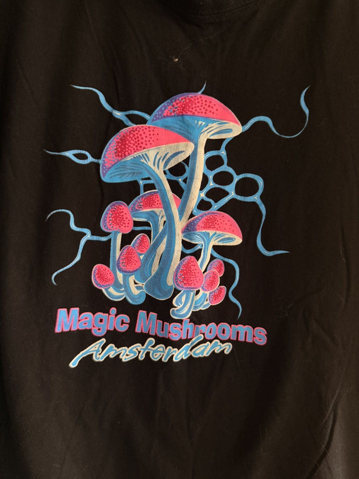 Other Vintage rare Amsterdam magic mushrooms tourist t-shirt Size US L / EU 52-54 / 3 - 2 Thumbnail